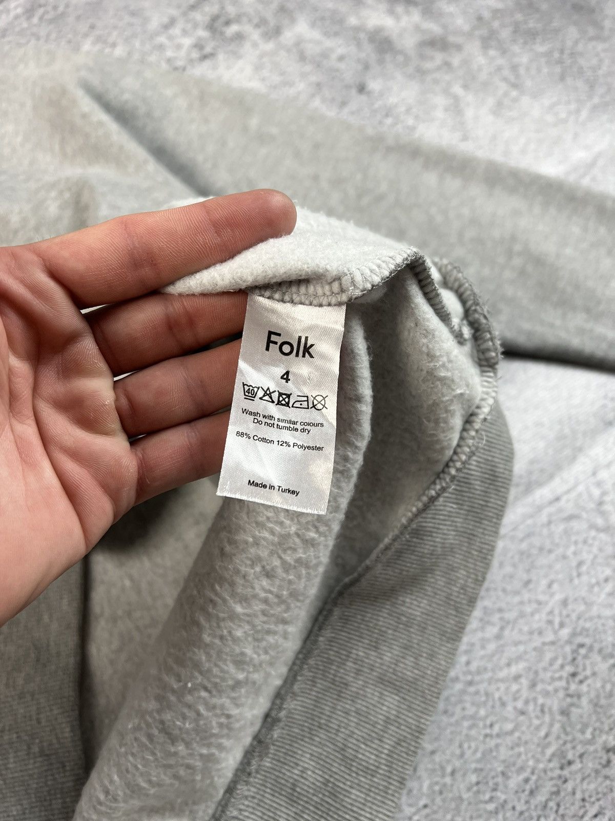 Folk Folk small logo sweatshirt Size US M / EU 48-50 / 2 - 7 Thumbnail