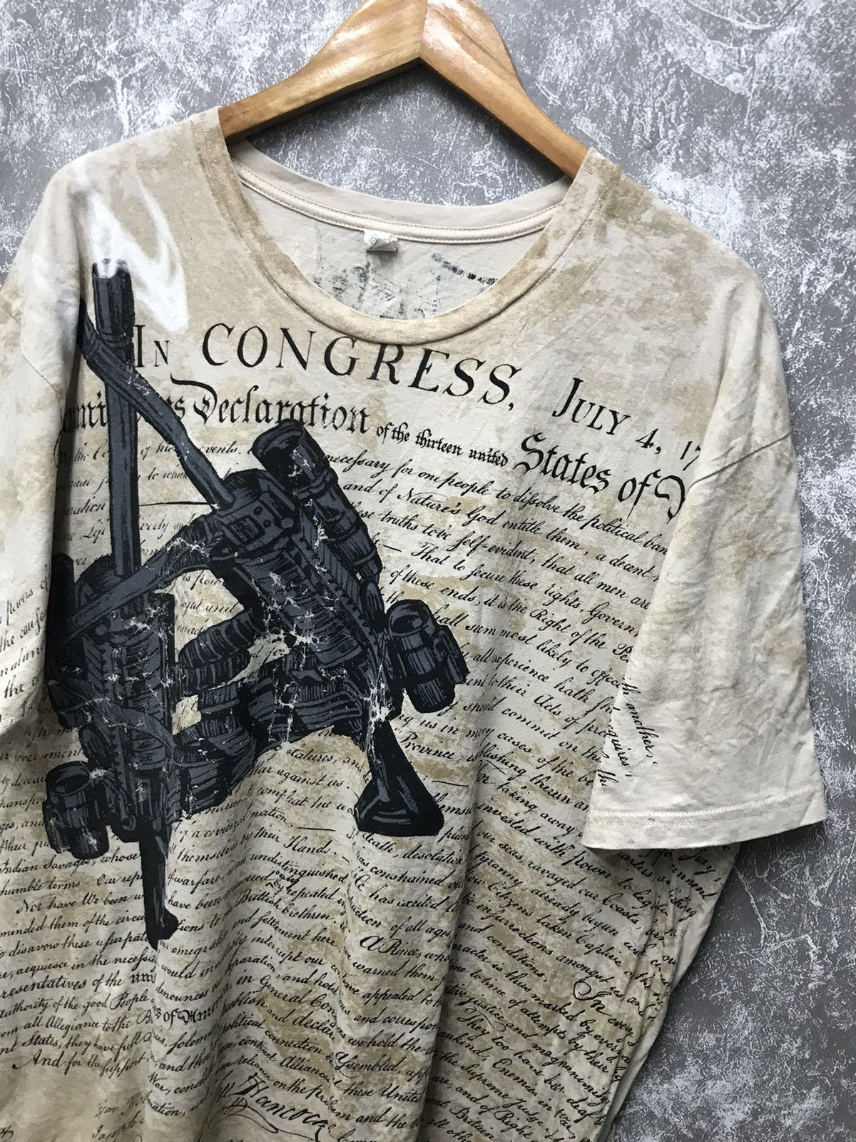 Affliction Affliction Army Flag Y2K Graphic Tee Size US XXL / EU 58 / 5 - 3 Thumbnail