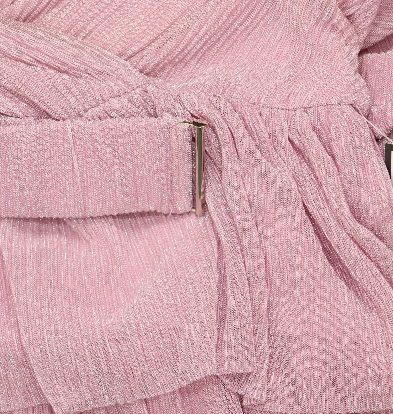 Other Nwt B. Darlin Ruffled Tiered Sheer Sleeved Dress Pink 5/6 Size M / US 6-8 / IT 42-44 - 6 Thumbnail