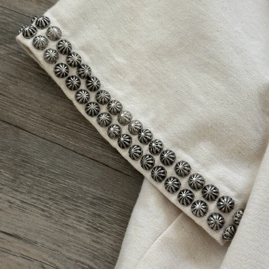 Double D Ranch Vintage Double D Ranch Western Studded White Jacket Size L / US 10 / IT 46 - 2 Thumbnail