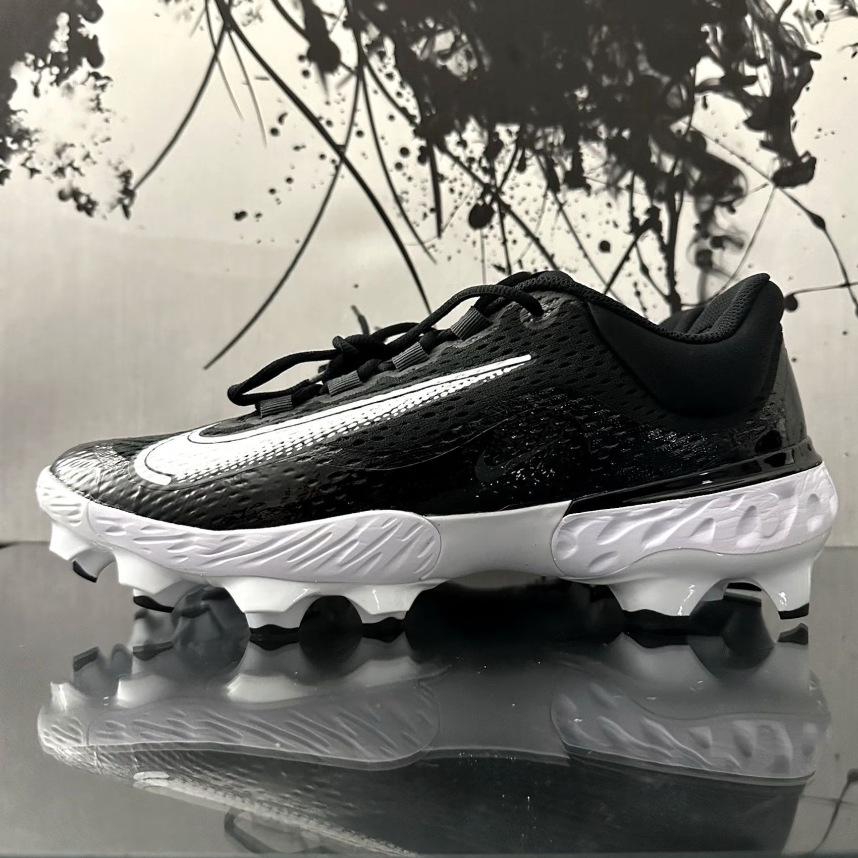 Nike Nike Alpha Huarache Elite 4 Low MCS Baseball Cleats Mens Size 12 FD6221-001 Black Nike Alpha Huarache Elite 4 Low MCS Baseball Cleats Mens 12 Black Size US 12 / EU 45 - 3 Thumbnail