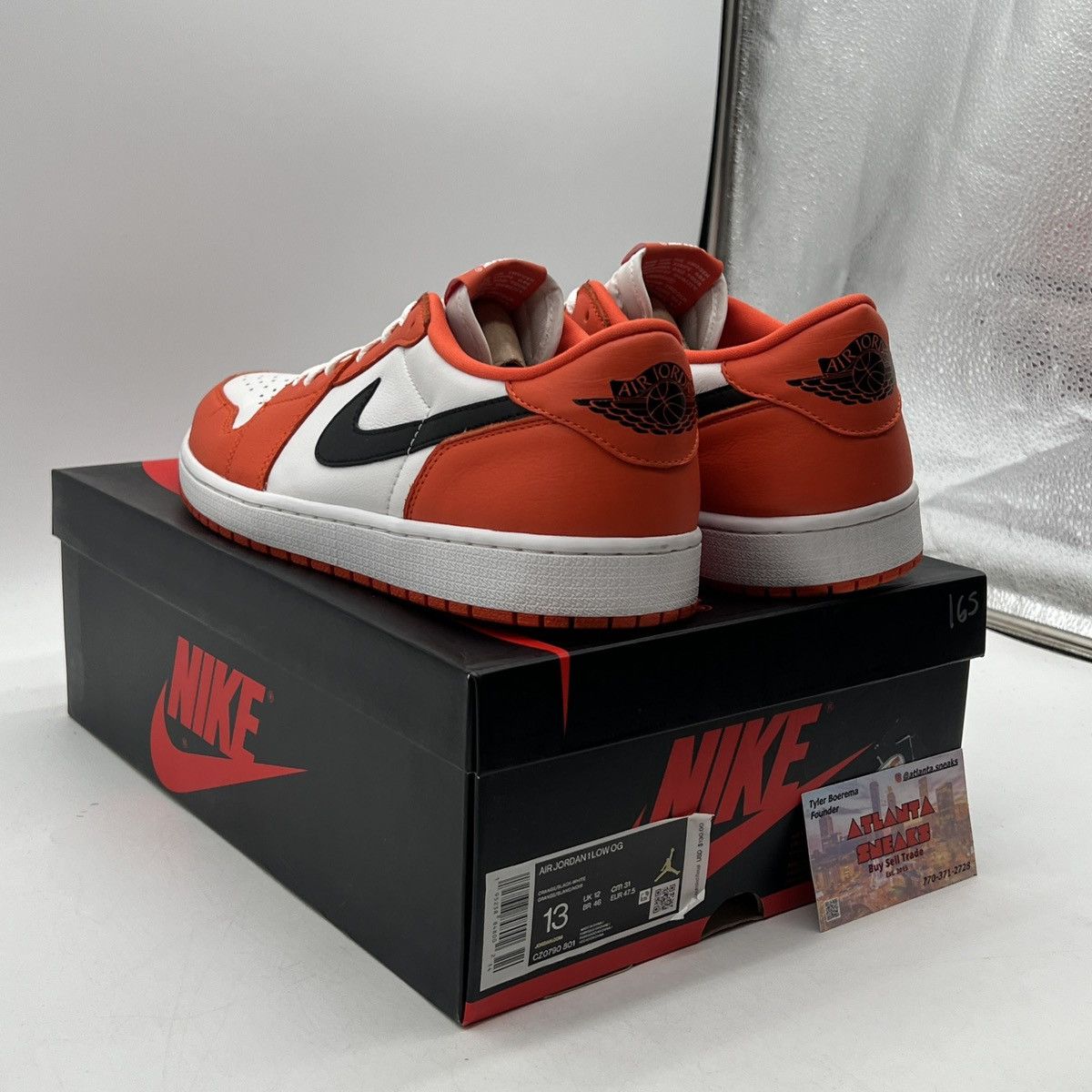 Nike Air Jordan 1 low starfish Size US 13 / EU 46 - 4 Thumbnail
