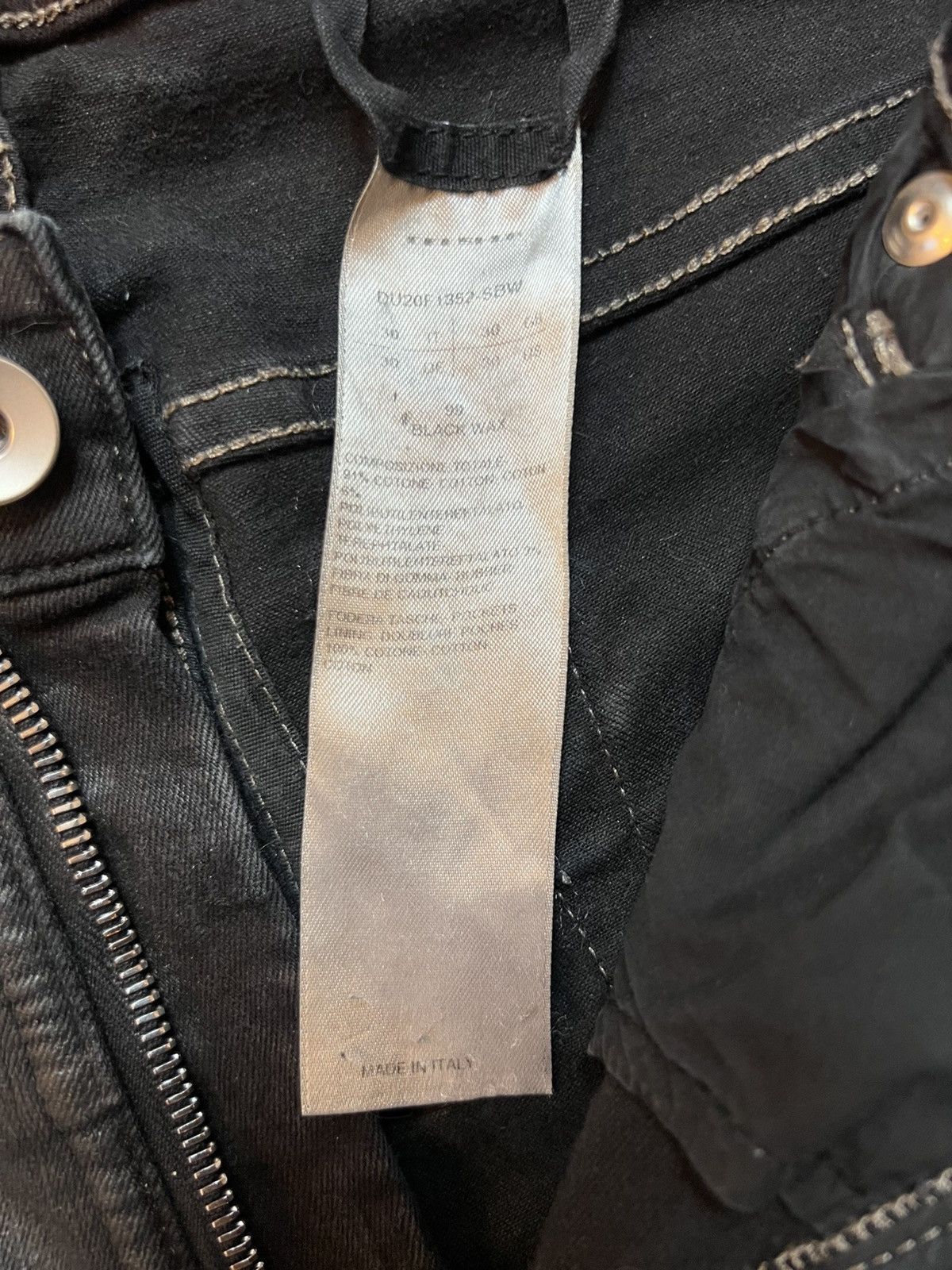 Rick Owens Rick Owens FW20 Tyrone Slit Cut Waxed Denim Size US 30 / EU 46 - 9 Thumbnail