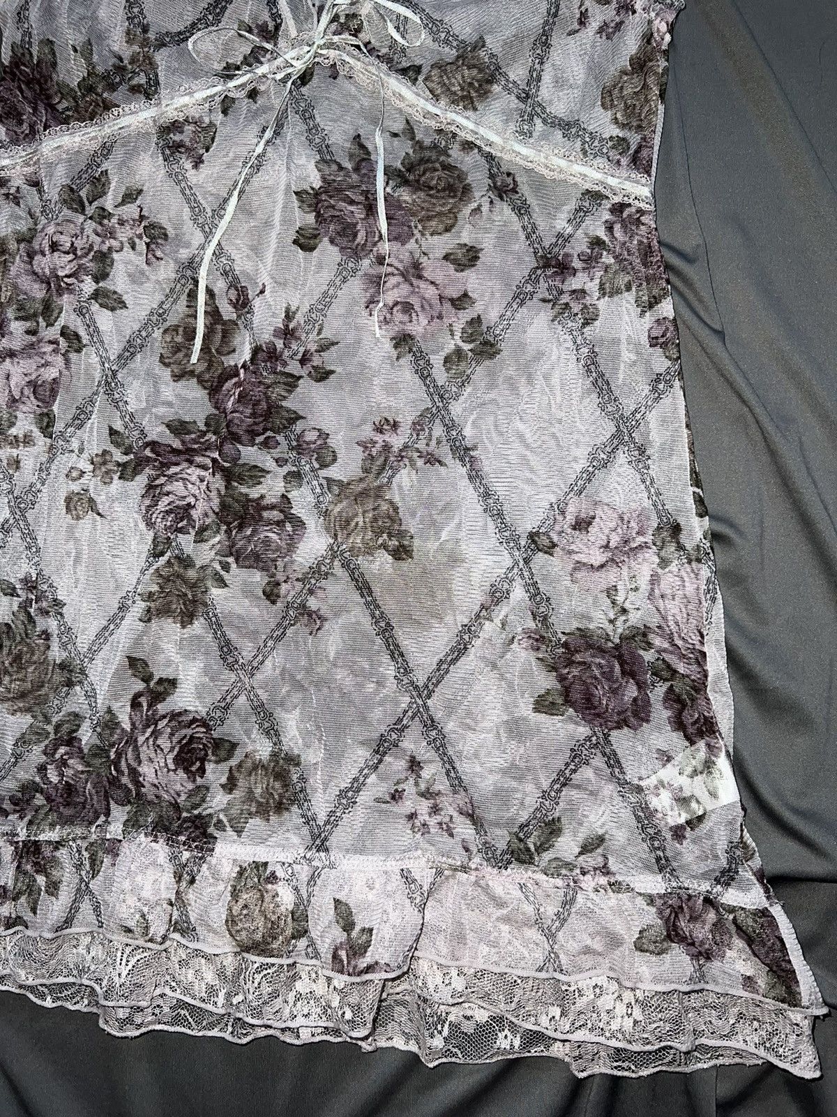 Japanese Brand Rosa Cheri floral mesh tank top 🌸🌺 Size M / US 6-8 / IT 42-44 - 5 Thumbnail