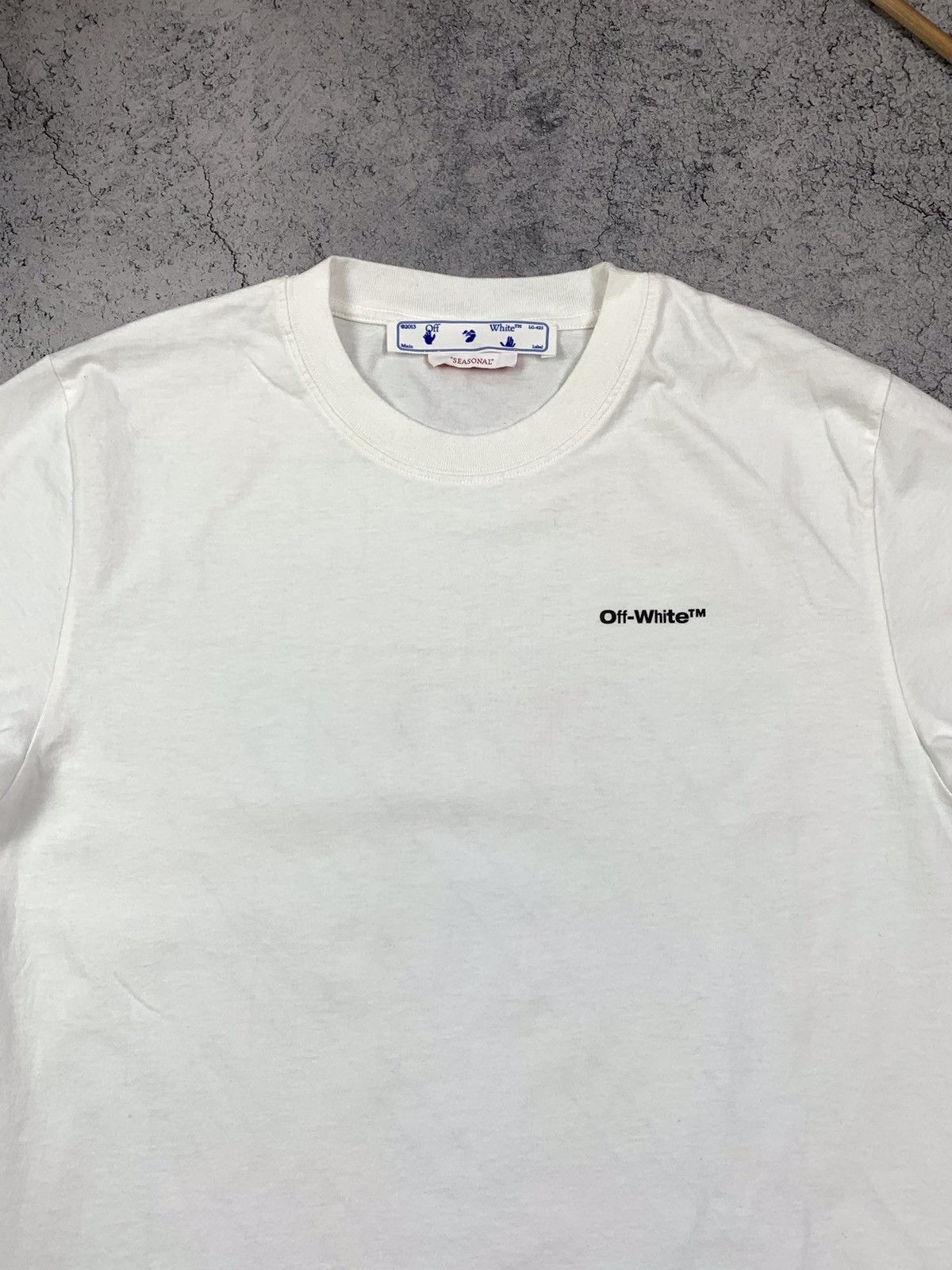 Off-White Off-White Seasonal 2013 Virgil Abloh T-Shirt Mens Size M-L Size US L / EU 52-54 / 3 - 2 Thumbnail
