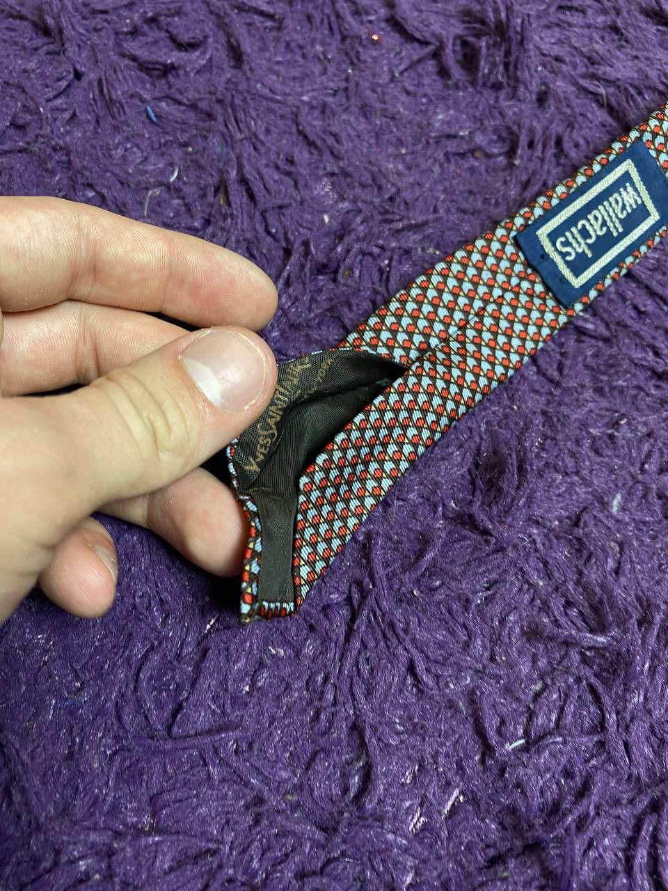 Yves Saint Laurent Vintage luxury Tie print Y2K Yves Saint Laurent all silk Size ONE SIZE - 4 Thumbnail