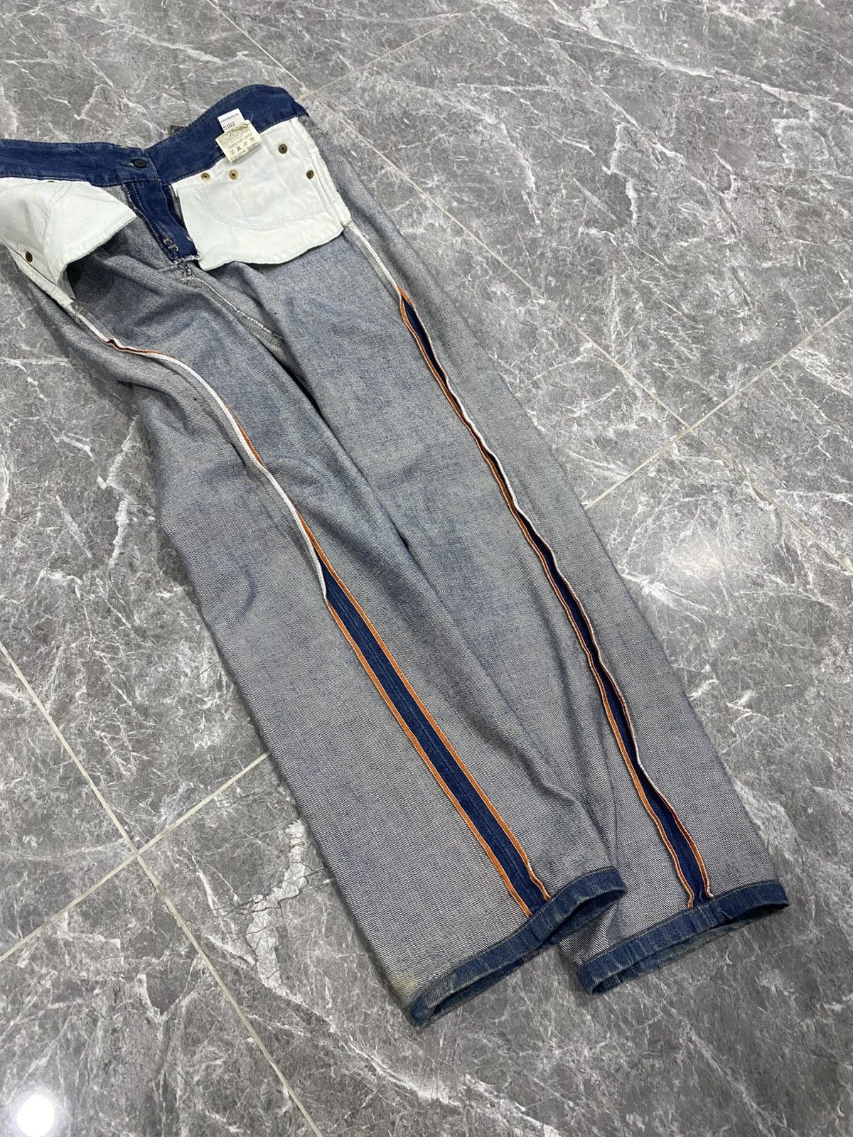 Diesel × Vintage Vintage Diesel Denim Selvedge Jeans Size US 30 / EU 46 - 14 Thumbnail
