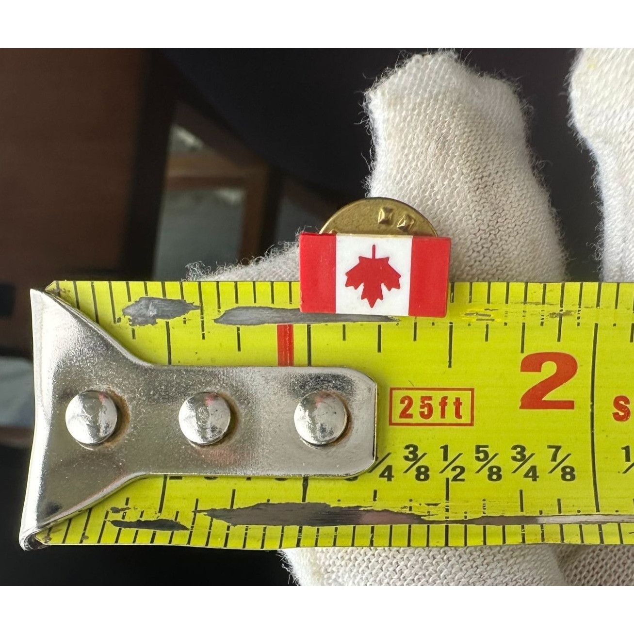 Other Miniature Canada Flag Lapel Pin Vintage Tie Tack Hat Pin Size ONE SIZE - 6 Thumbnail