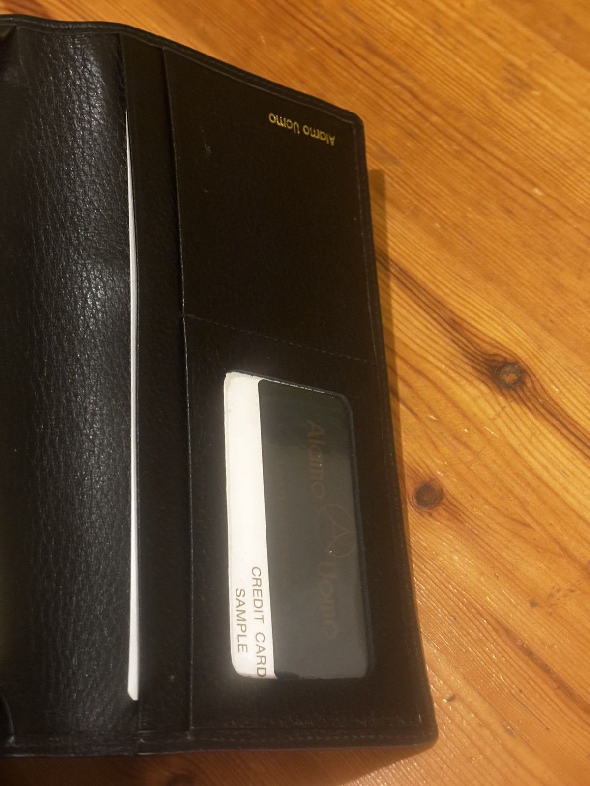 Other Alamo Uomo Black Leather Wallet Size ONE SIZE - 8 Thumbnail