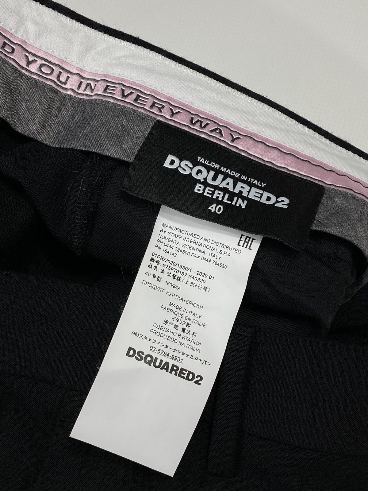 Dsquared2 Dsquared D2 Berlin Tailor Made In Italy Classic Wool Pants Size 32" / US 10 / IT 46 - 12 Thumbnail