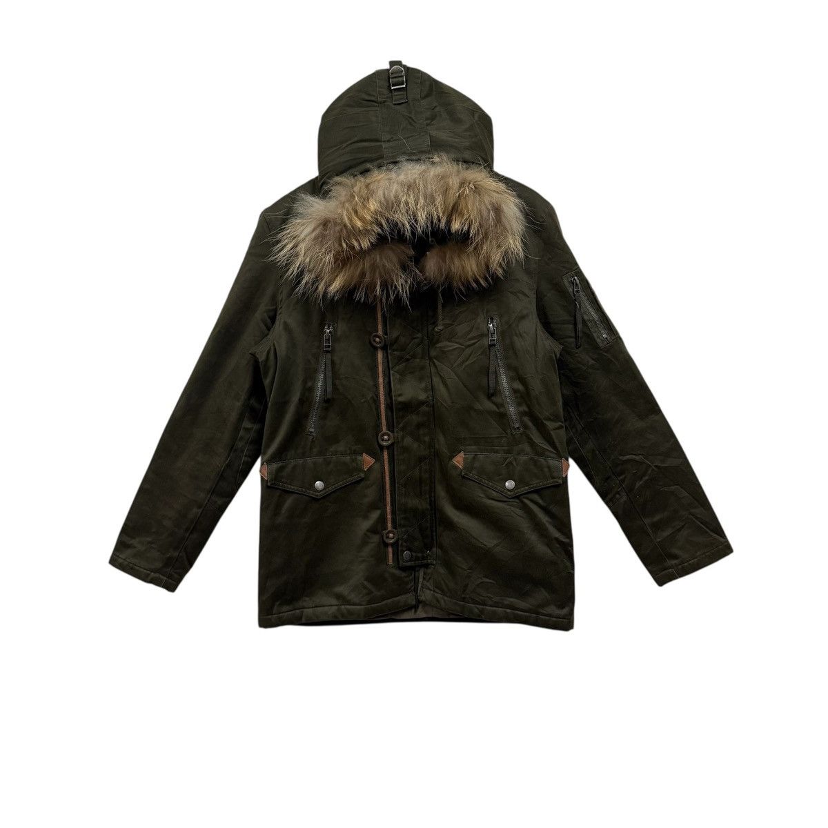 14th Addiction Unlimited Ability Fur Hoodie Jacket Vkei Style Size US M / EU 48-50 / 2 - 1 Thumbnail