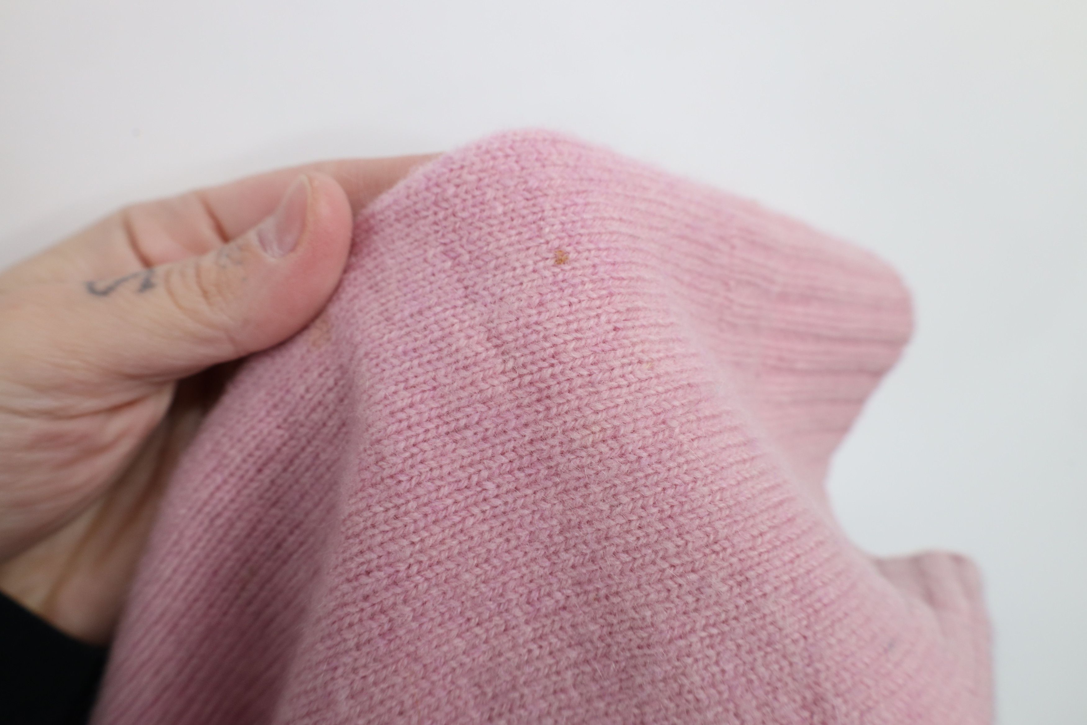 Lands' End × Vintage Vintage 90s Lands End Knit Crewneck Sweater Pink USA Size XL / US 12-14 / IT 48-50 - 6 Thumbnail