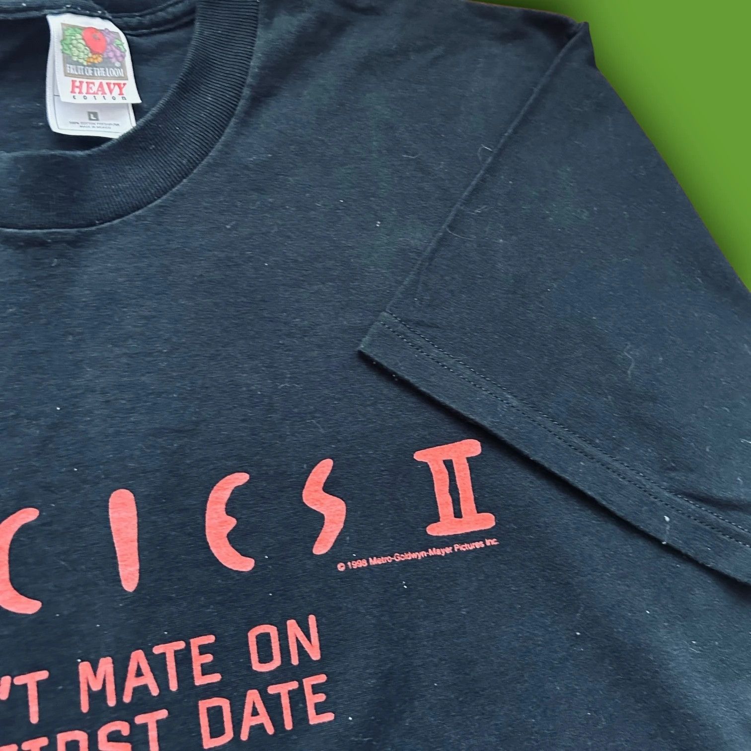 Vintage 90s Species II Horror Movie T Shirt