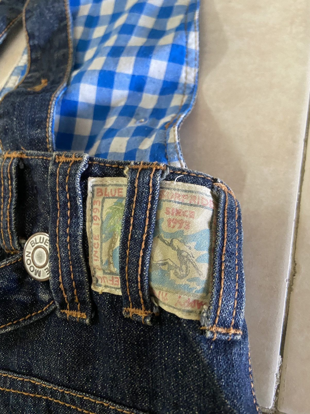Hysteric Glamour Rare💥Blue Moon Flare Boot Cut Distressed Denim Pants Size US 30 / EU 46 - 25 Thumbnail