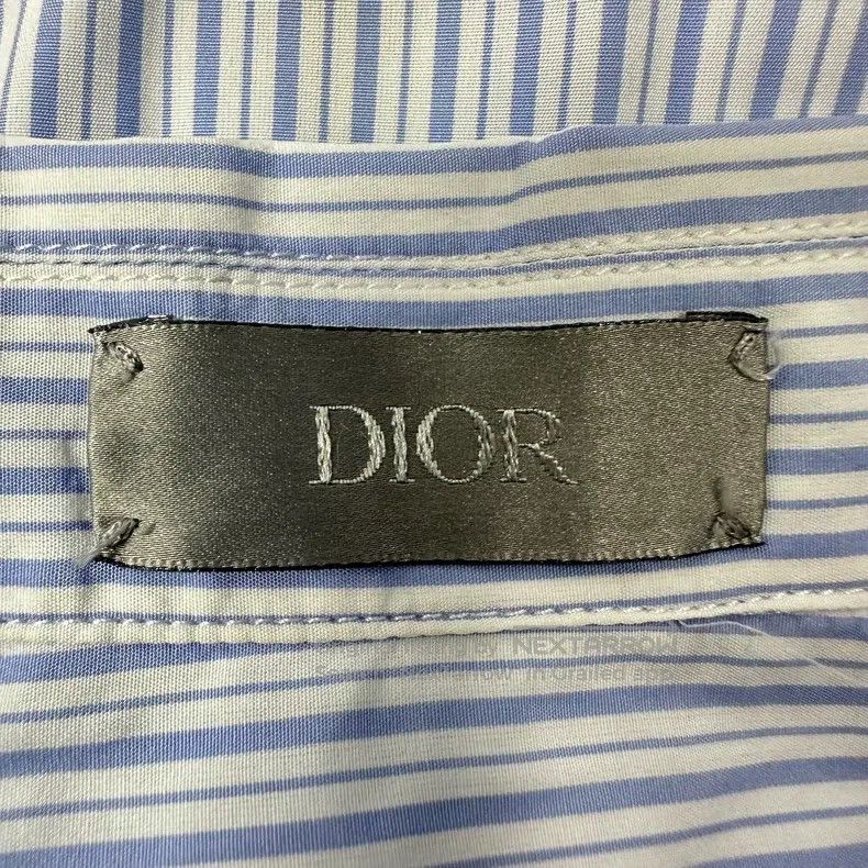 Dior Dior Chest Embroidered Small Logo Letter Blue Zipper Strip Size US M / EU 48-50 / 2 - 7 Thumbnail