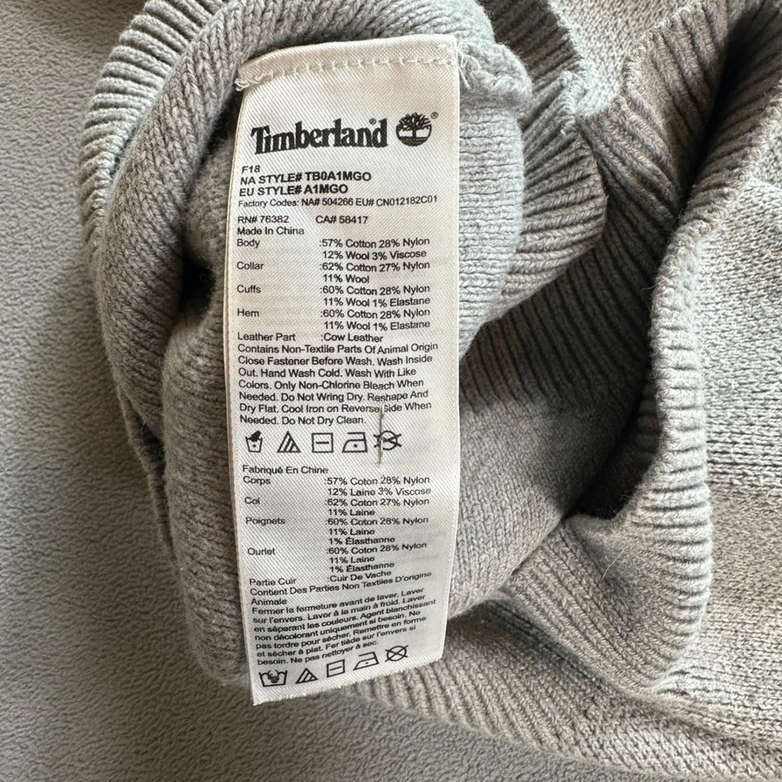 Timberland Timberland Mens Crew Neck Sweater XL Slim Fit Geometric Size US XL / EU 56 / 4 - 6 Thumbnail
