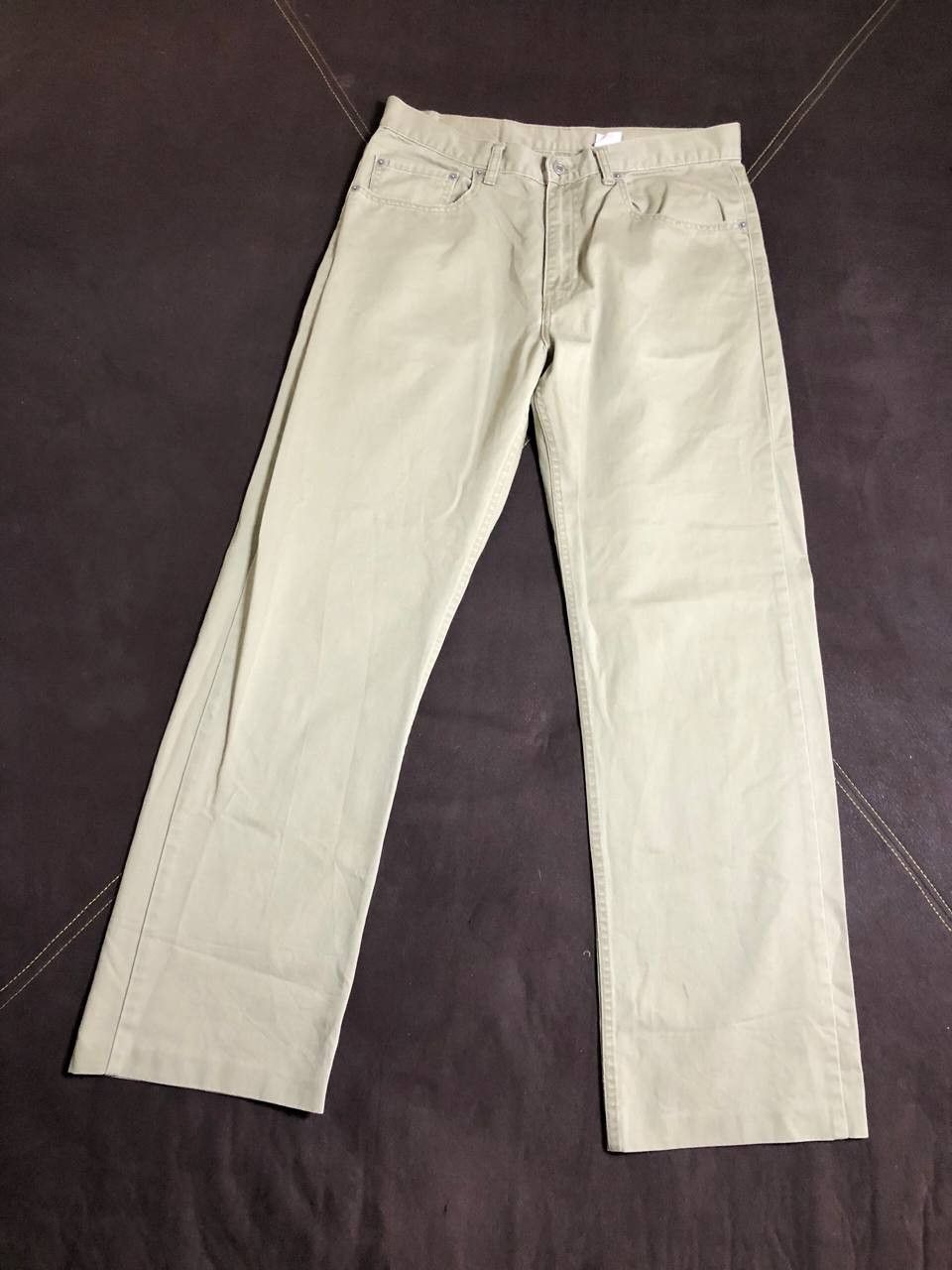 Levi's Vintage 505 Levi's Beige Tan Denim Shorts Grunge 90s . Size US 34 / EU 50 - 1 Thumbnail