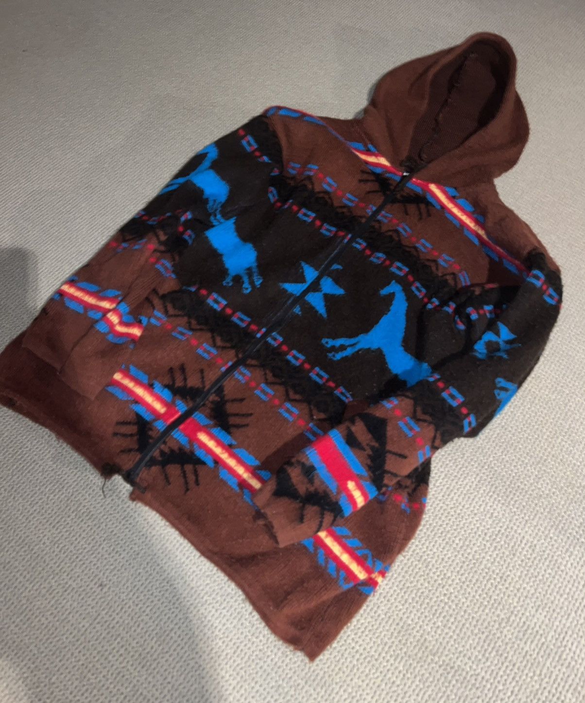 Vintage Vintage Pendleton Woven Hoodie Size US L / EU 52-54 / 3 - 3 Thumbnail