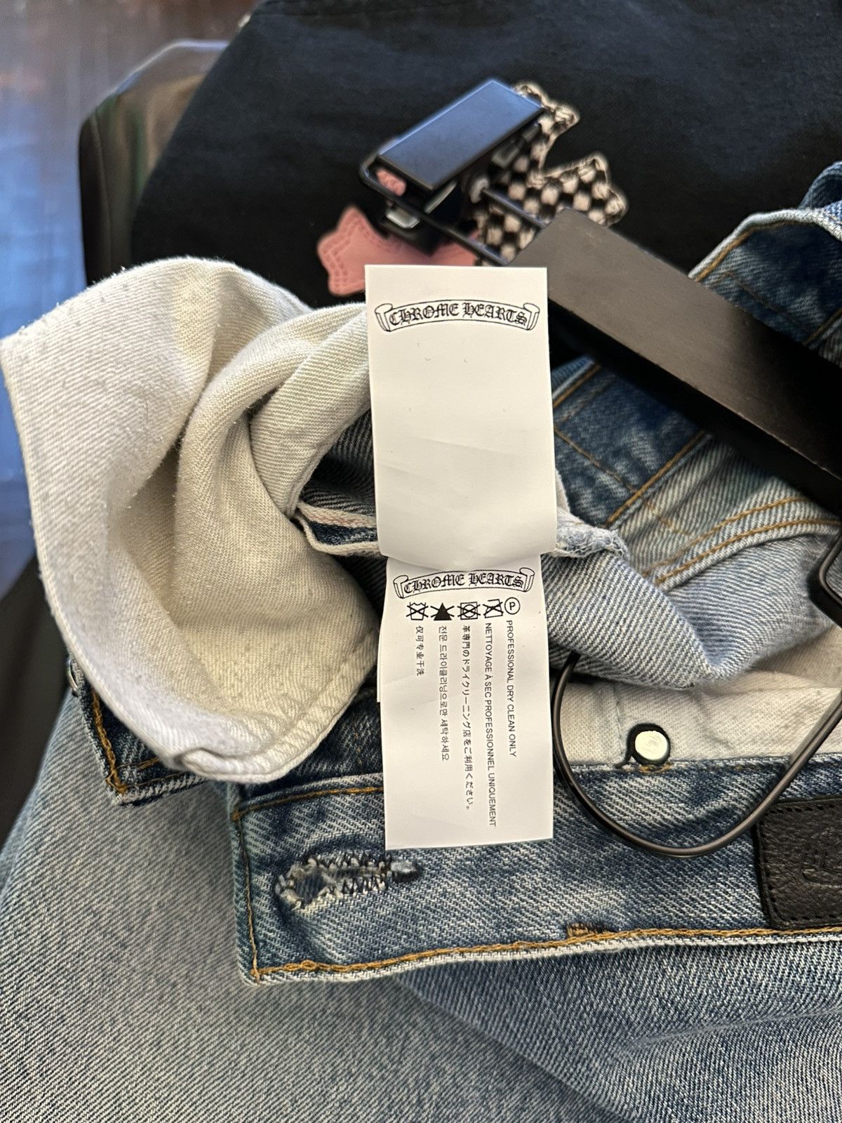 Chrome Hearts CHROME HEARTS 501 PATCH DENIM SZ 33 Size US 33 - 9 Thumbnail