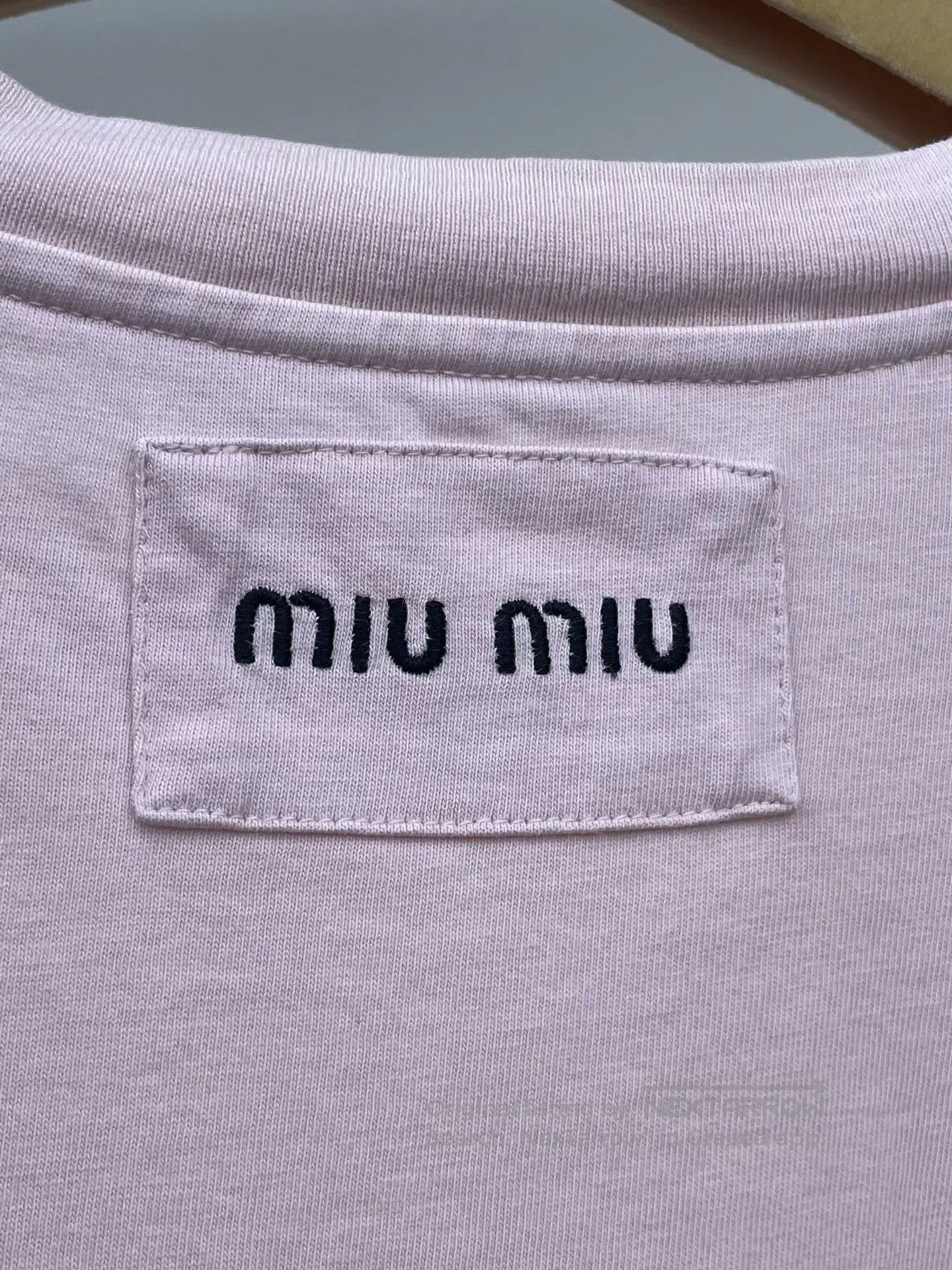 Miu Miu Miu Miu Pink Rhinestone Short. Size XS / US 0-2 / IT 36-38 - 3 Thumbnail
