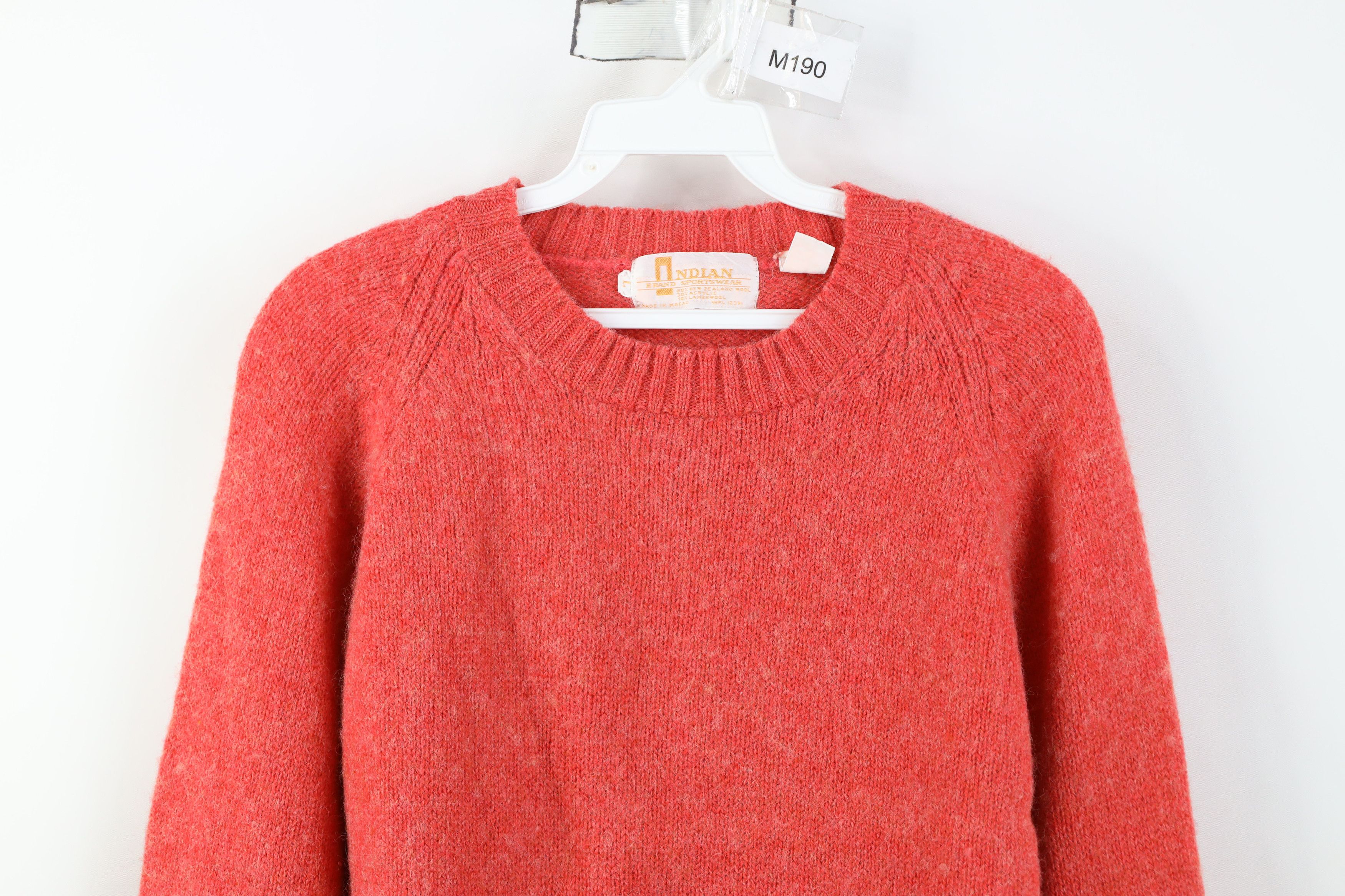 Vintage Vintage 70s Streetwear New Zealand Lambswool Blend Sweater Size L / US 10 / IT 46 - 2 Thumbnail