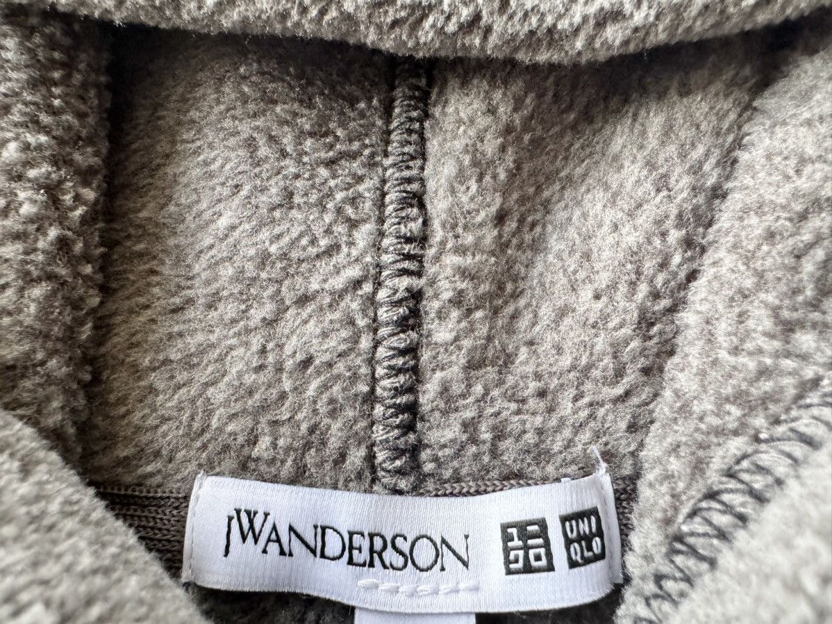 JW Anderson × Uniqlo Large Gray Fleece Pullover Hoodie Long-Sleeve Sherpa JW Size US L / EU 52-54 / 3 - 17 Thumbnail
