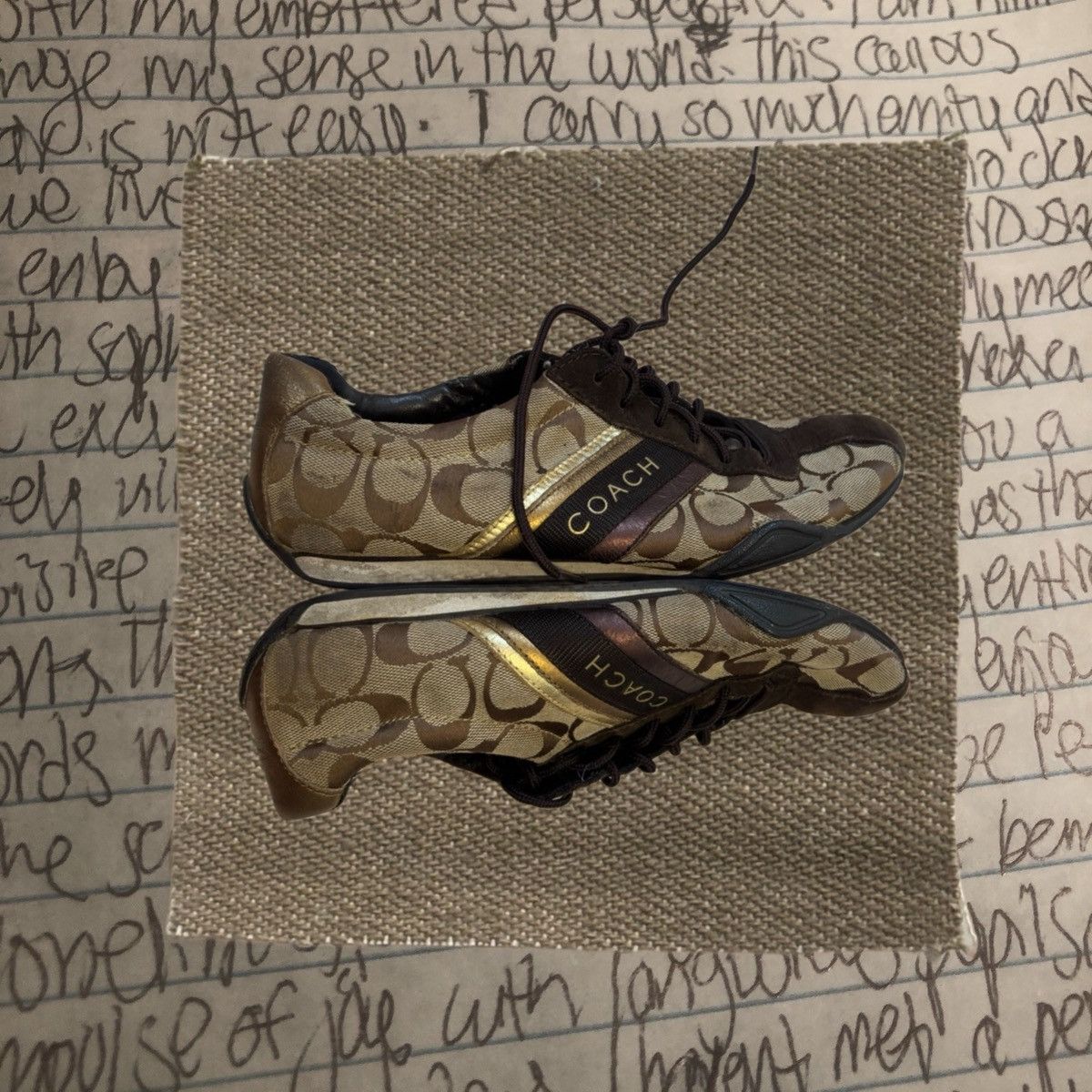 Coach vintage coach low top monogram logo sneakers Size US 8 / IT 38 - 5 Thumbnail