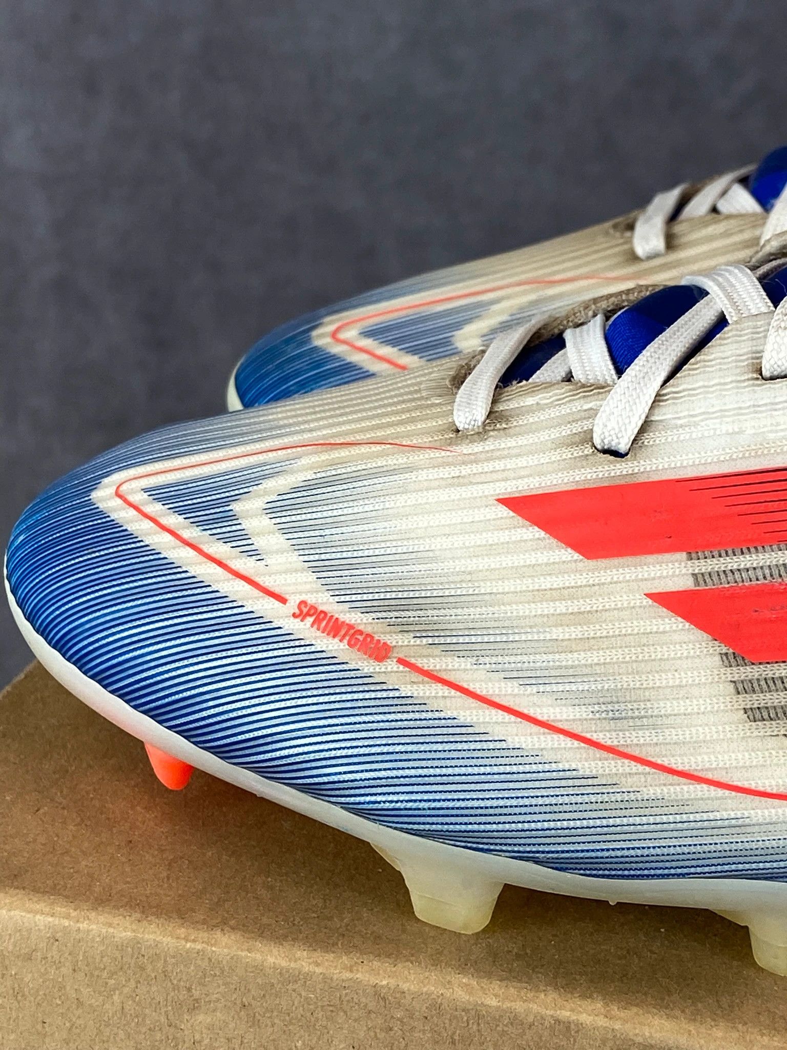 Adidas Adidas White Football Boots EU 42 2/3 Size US 9.5 / EU 42-43 - 3 Thumbnail