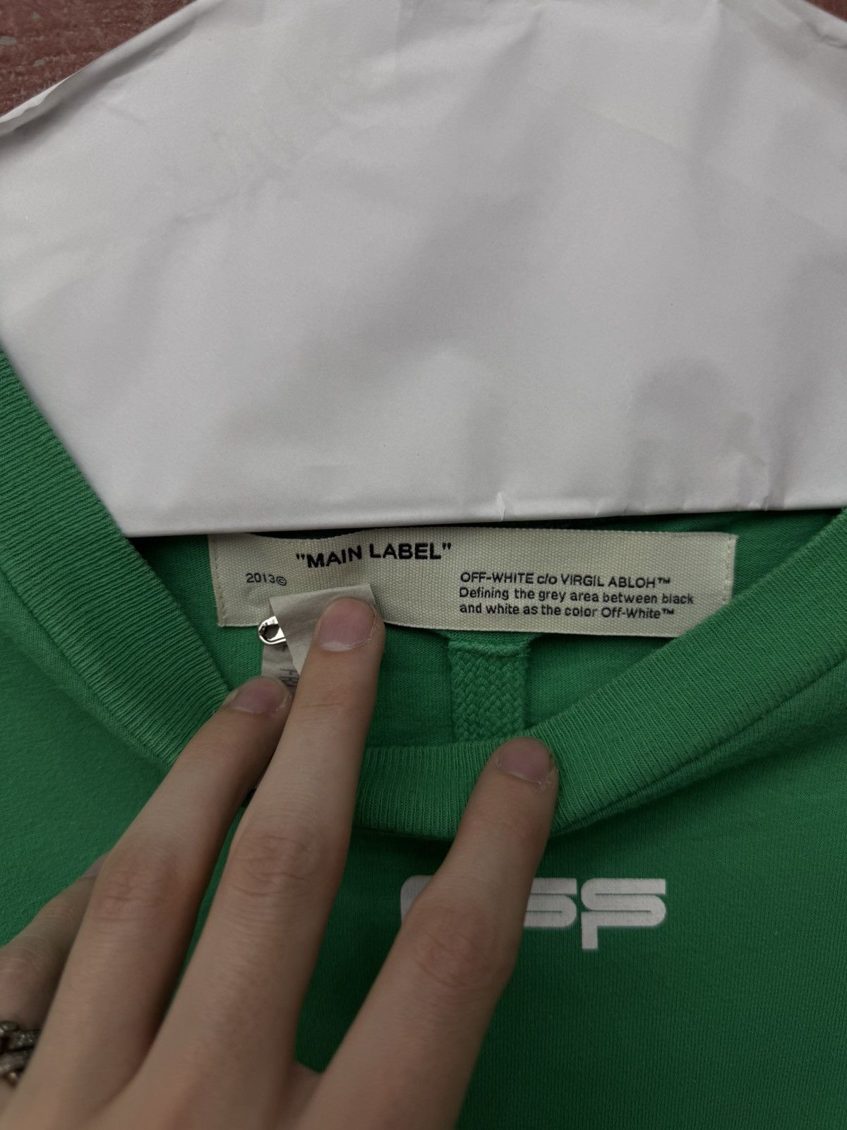 Off-White Off White Tee Shirt Size XL Green Clean Condition 🧼 Size US XL / EU 56 / 4 - 8 Thumbnail