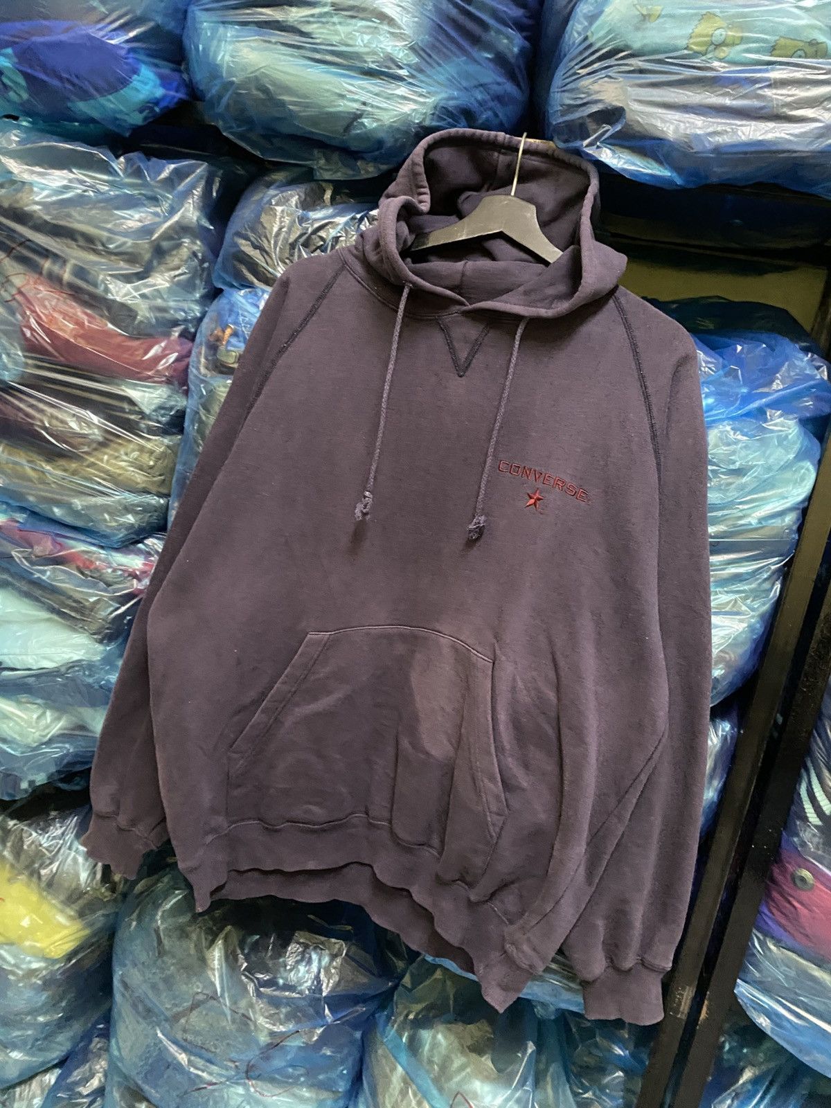 Converse VINTAGE 90S CONVERSE PULLOVER HOODIE Size US XL / EU 56 / 4 - 2 Thumbnail