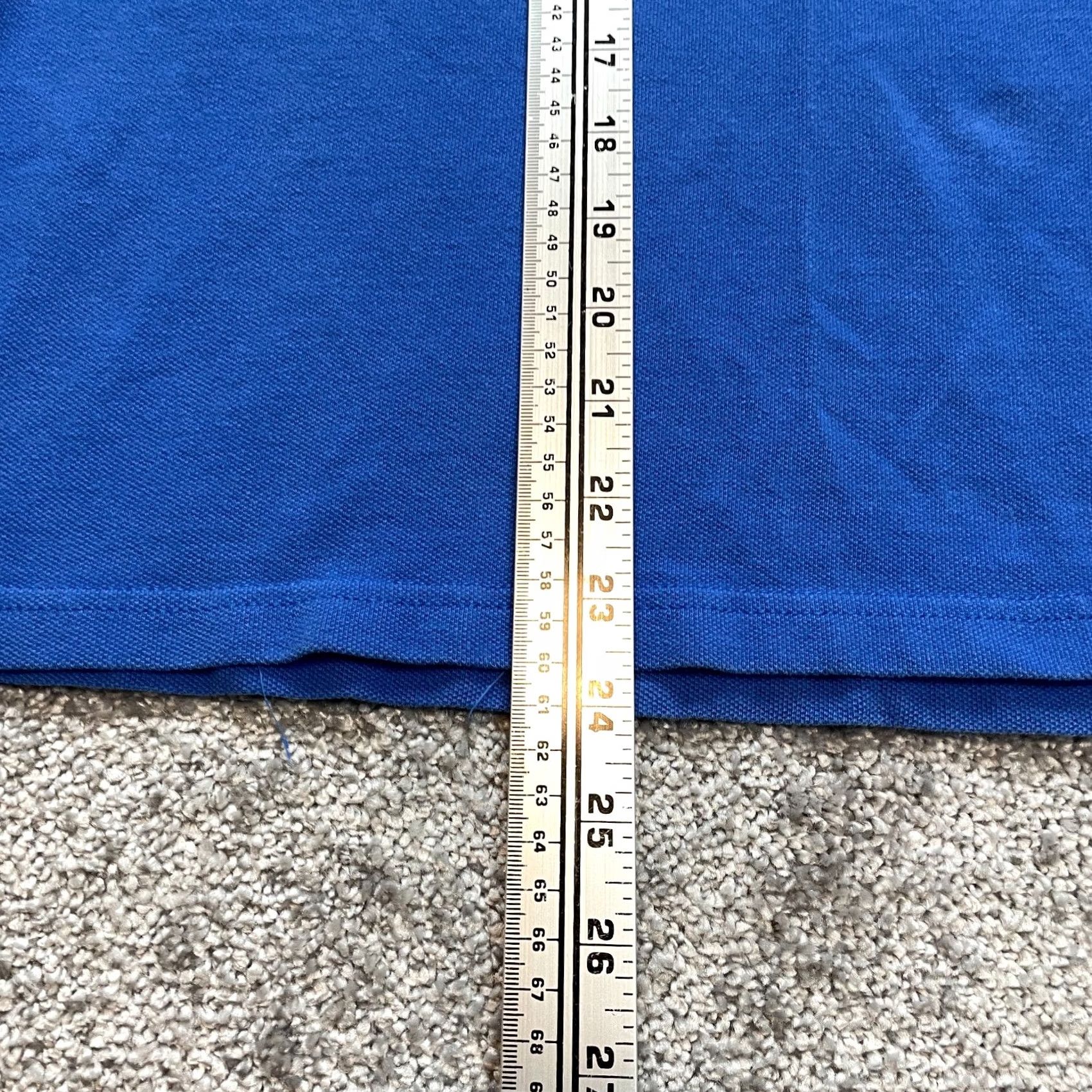 Gildan VINTAGE Gildan Ultra Cotton Polo Shirt Mens L Blue Short Sleeve Collar Polo Shirt 42 Chest Golf Preppy Summer Spring Mens Size US L / EU 52-54 / 3 - 7 Thumbnail