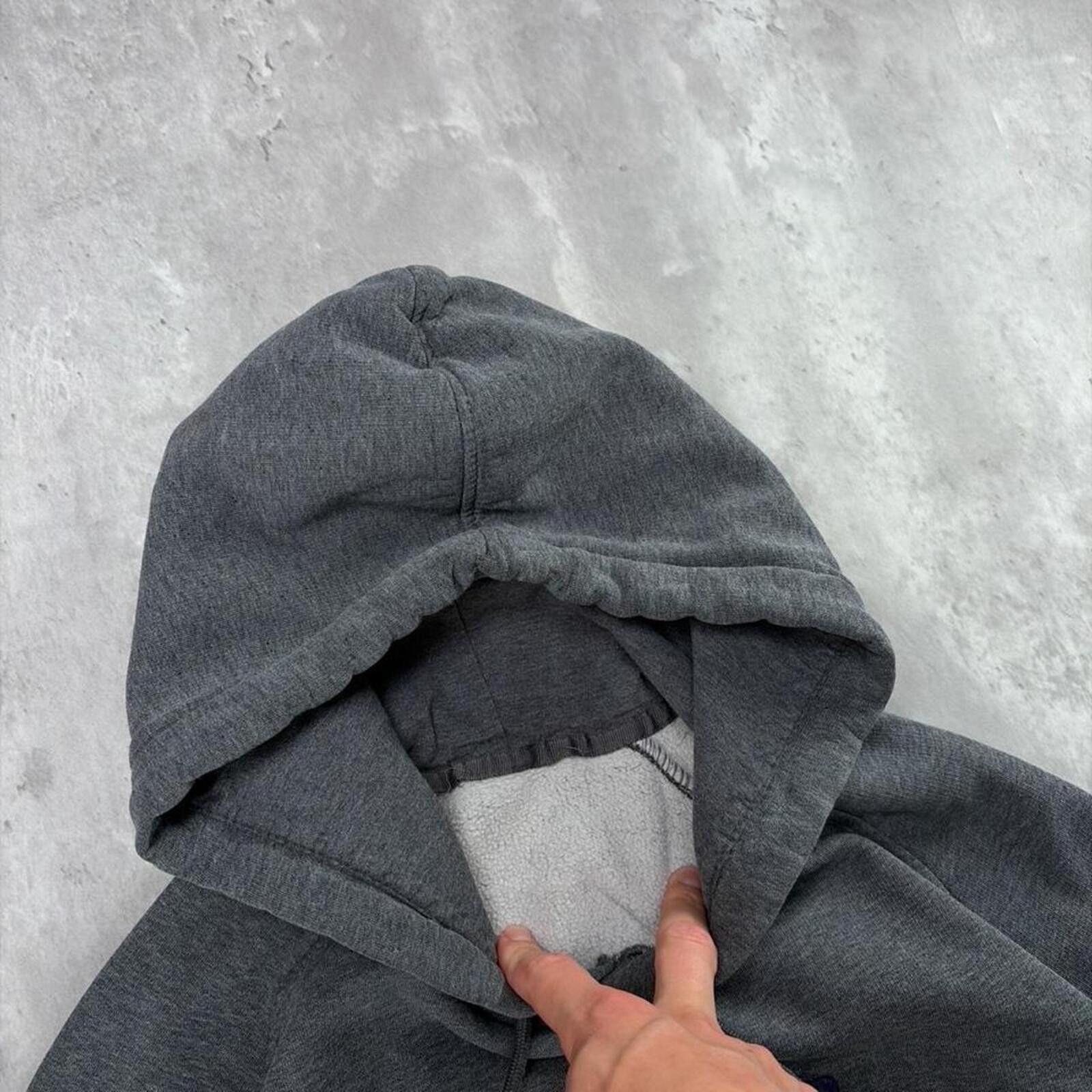 Nike Y2K Grey Nike Grunge Baggy Skater Distressed Hoodie Size US XL / EU 56 / 4 - 6 Thumbnail