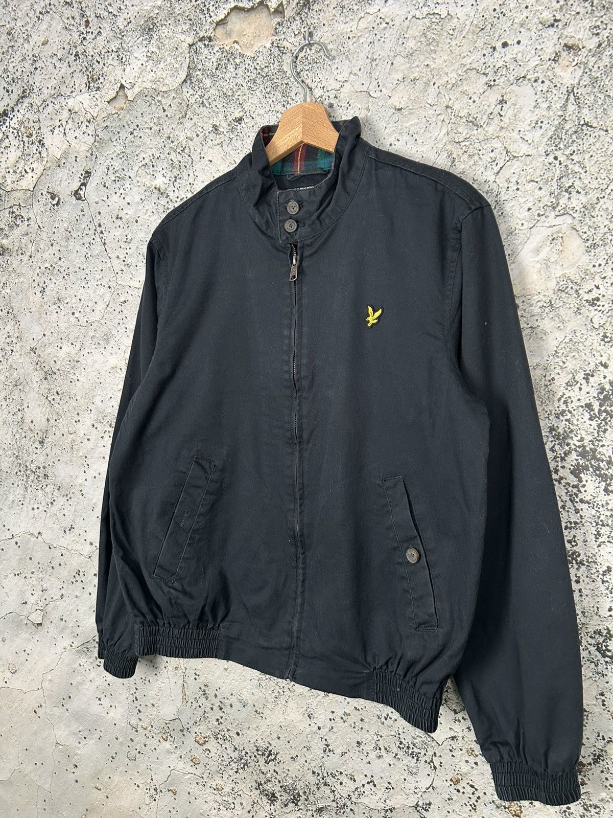 Lyle & Scott Vintage Lyle & Scott Bomber Jacket Streetwear Size US M / EU 48-50 / 2 - 2 Thumbnail