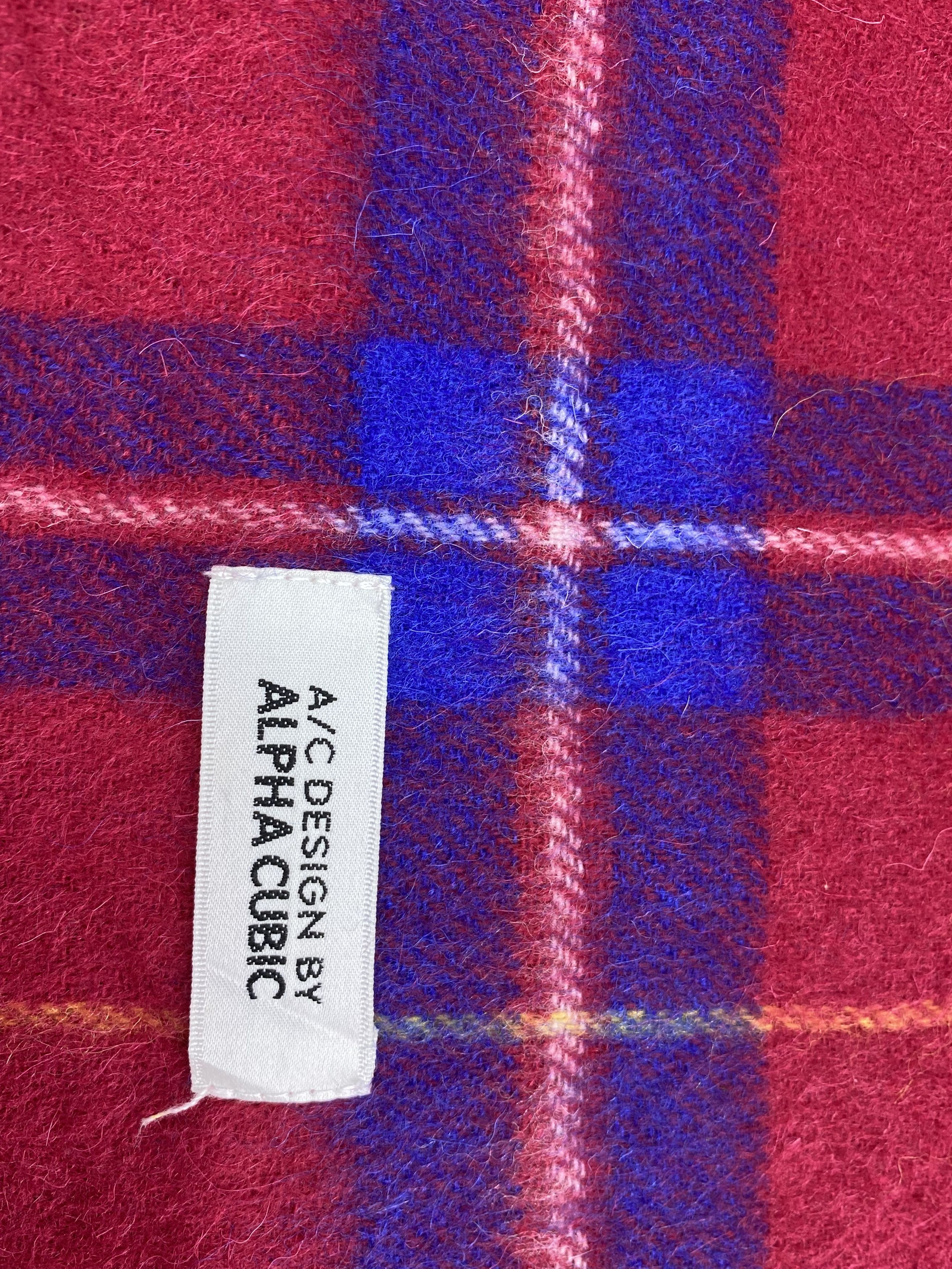 Vintage Alpha Cubic scarf Checkered Vintage Scarves Size ONE SIZE - 9 Thumbnail