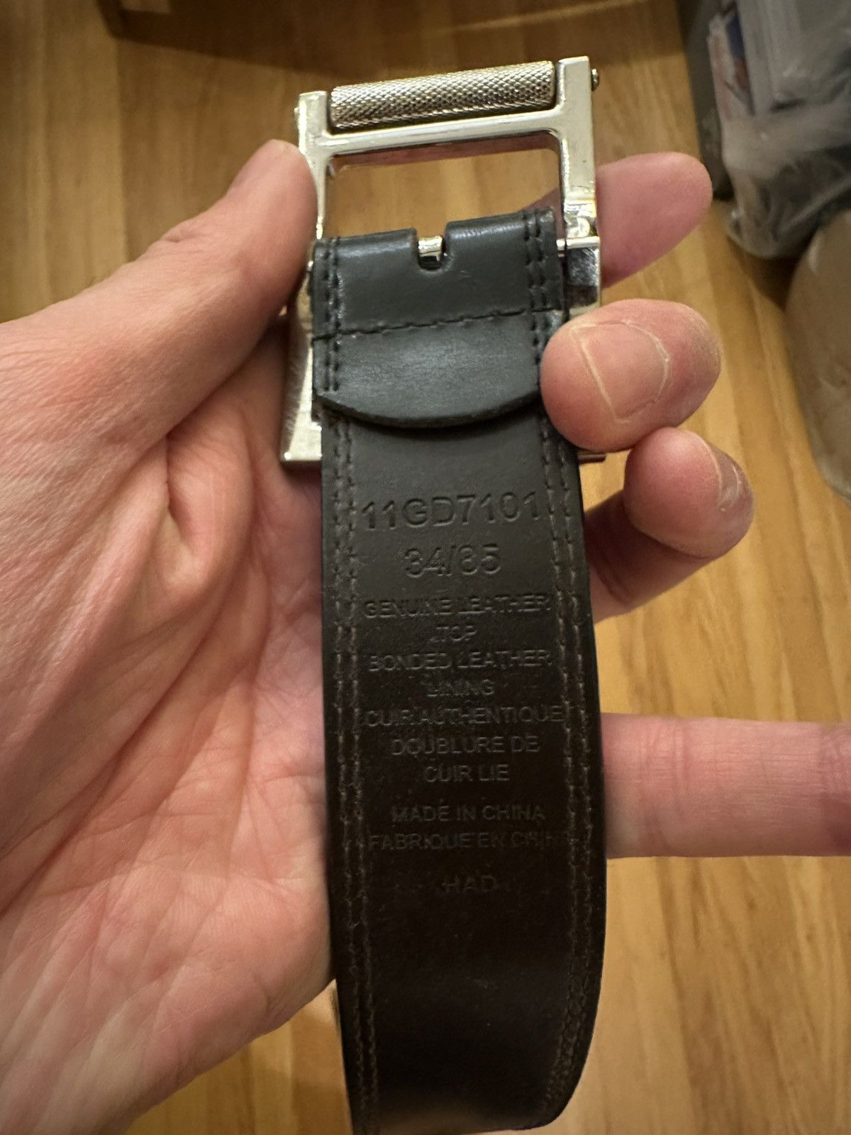 Dickies Dickies Reversible Genuine Leather Belt Size 34 - 2 Thumbnail