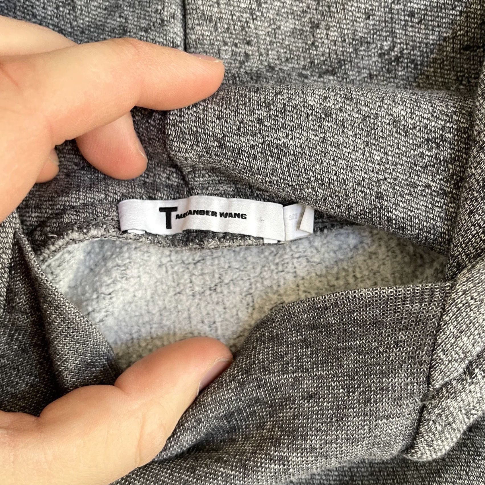 T by Alexander Wang VINTAGE Alexander Wang T Hoodie Sweatshirt Womens Medium Gray Pullover Heathered Sweatshirt Ladies M Gray Cotton Pullover Women Mens? Size M / US 6-8 / IT 42-44 - 3 Thumbnail