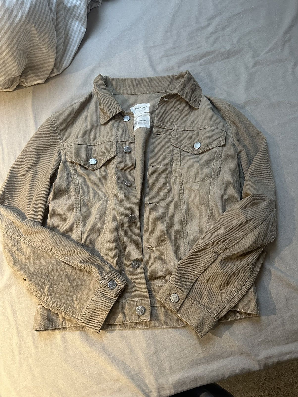 Helmut Lang Helmut Lang Corduroy Trucker Jacket Size US XS / EU 42 / 0 - 1 Thumbnail
