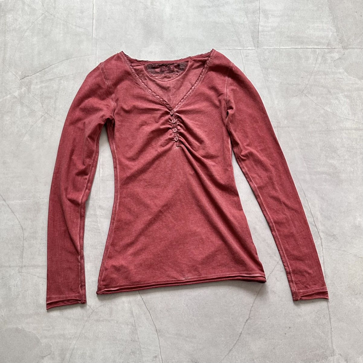 Hysteric Glamour × Undercover Cute Button Long Sleeve T Shirt Sarah Pacini Vibe Size XS / US 0-2 / IT 36-38 - 11 Thumbnail