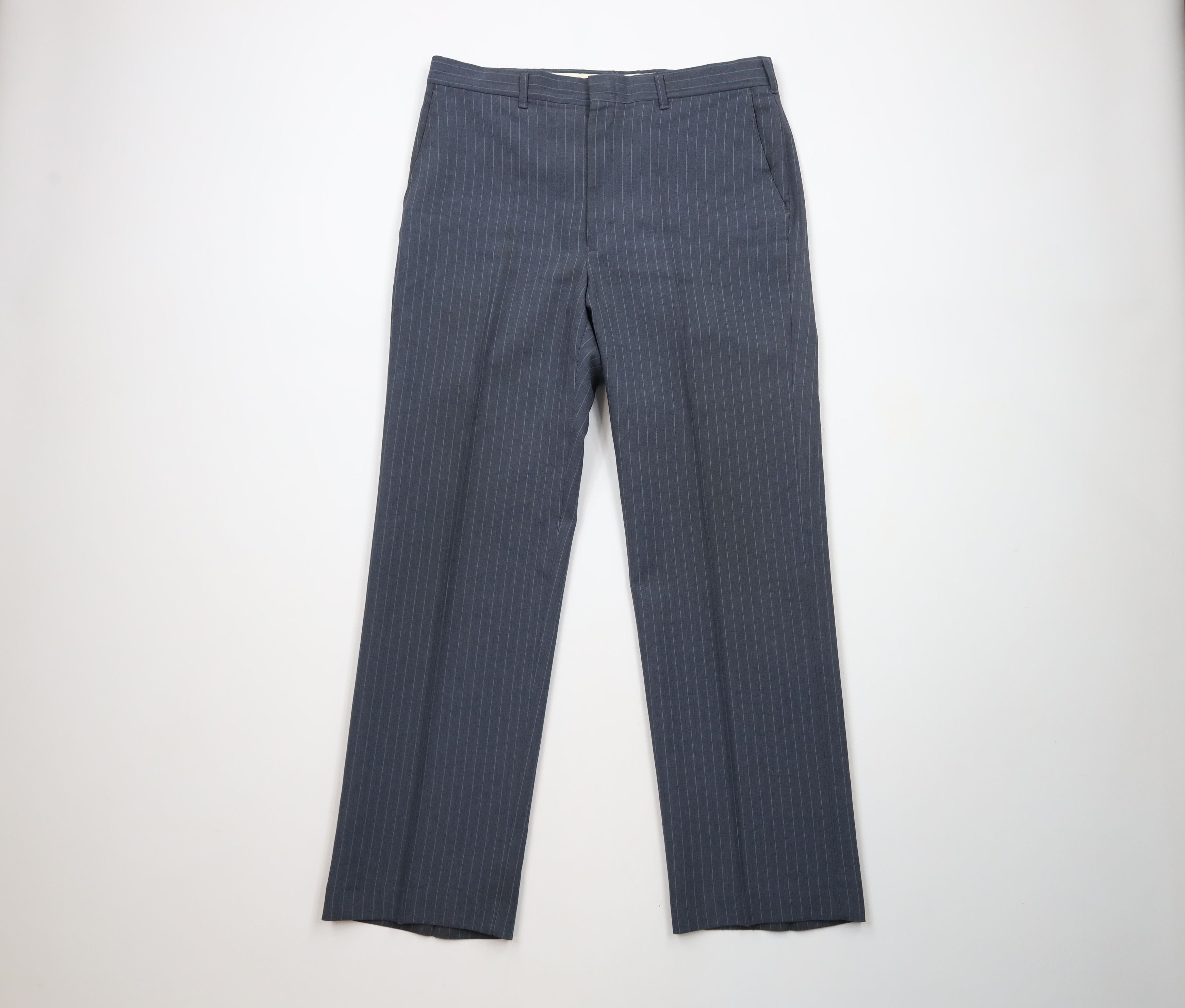 Vintage Vintage 70s Streetwear Striped Bell Bottoms Chino Pants USA Size US 34 / EU 50 - 1 Thumbnail