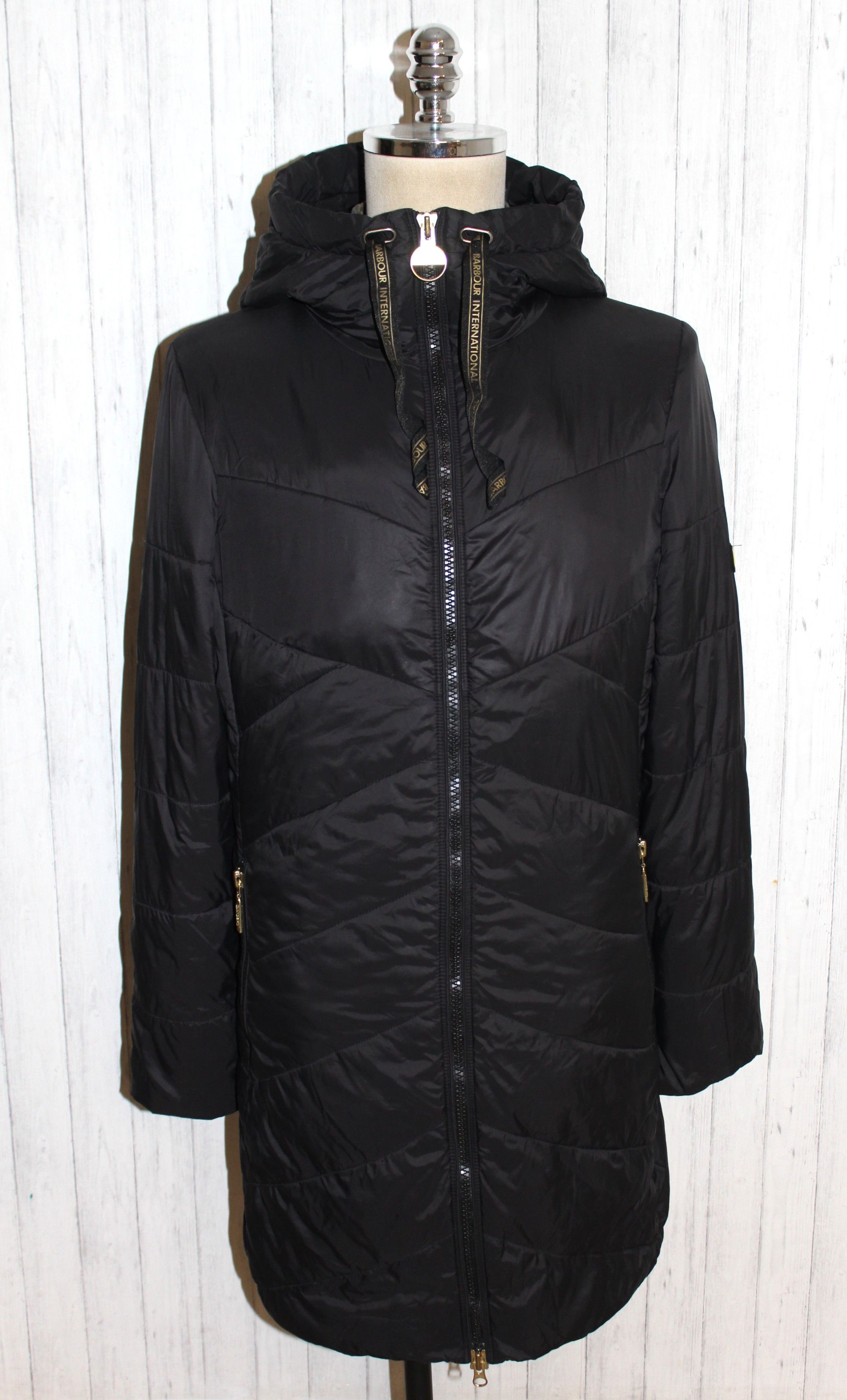 Barbour Women's BARBOUR International Fibre Down Coat Jacket Size L / US 10 / IT 46 - 3 Thumbnail