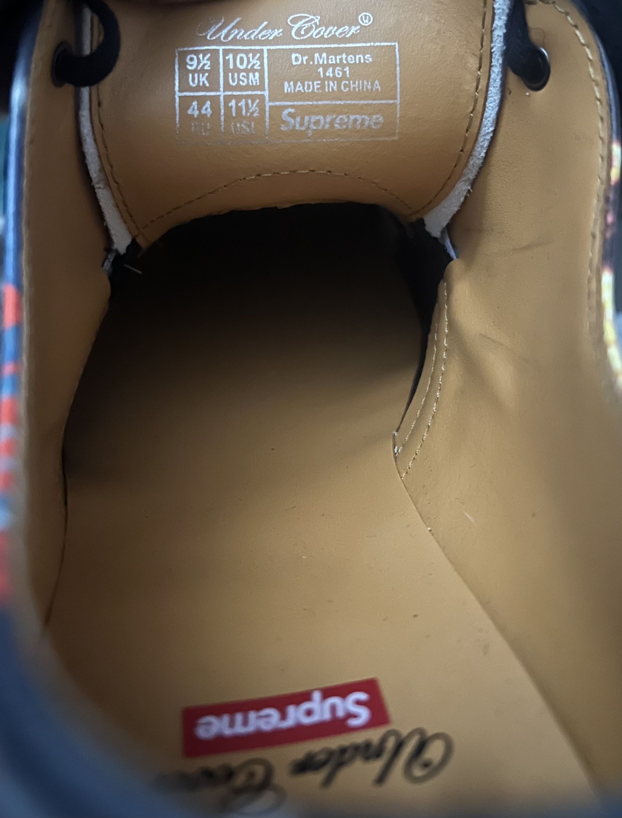 Dr. Martens × Supreme Dr. Martens Fear of a Black Planet Low-Top Oxford Size US 10.5 / EU 43-44 - 8 Thumbnail