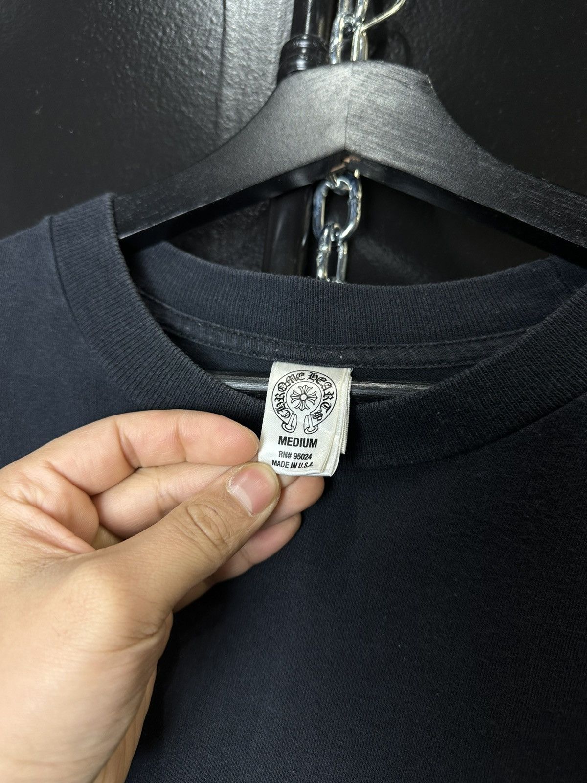 Chrome Hearts Vintage Chrome Hearts Cross Stamp Pocket Tee Size US M / EU 48-50 / 2 - 6 Thumbnail