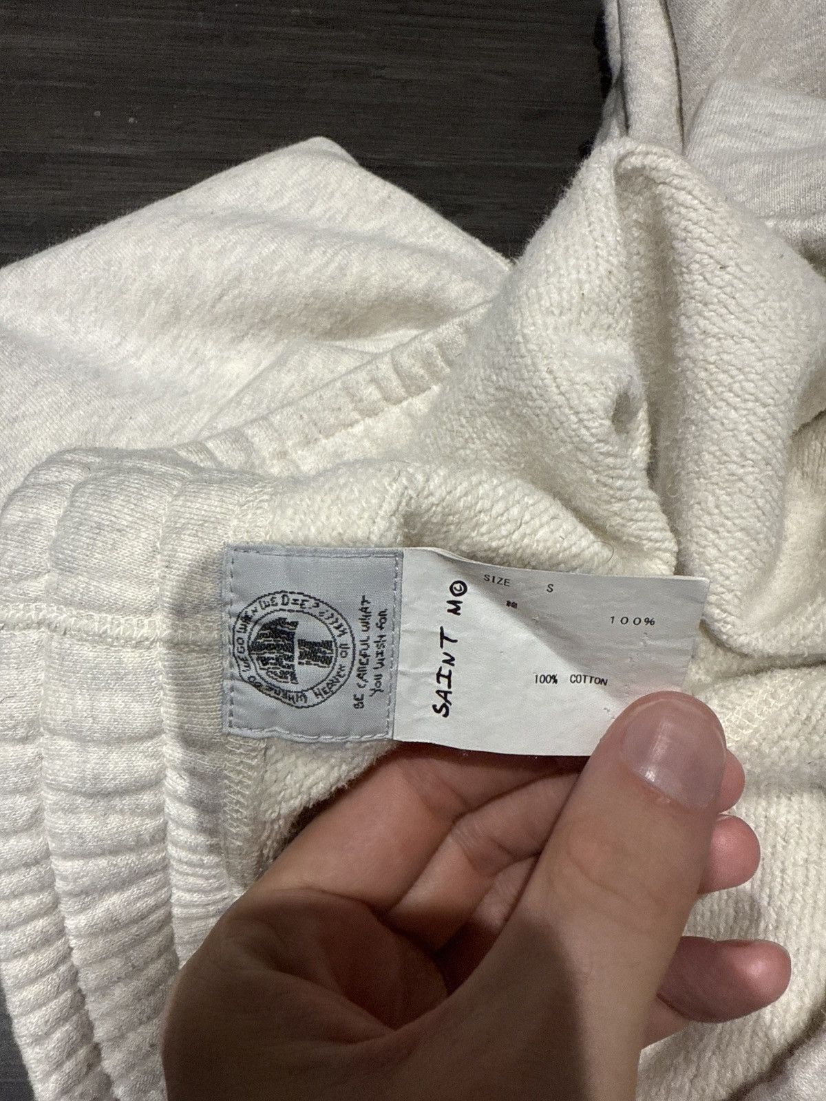 Saint Michael Saint Michael Ribbon Sweatpants Tan Grey Small Size US 30 / EU 46 - 3 Thumbnail