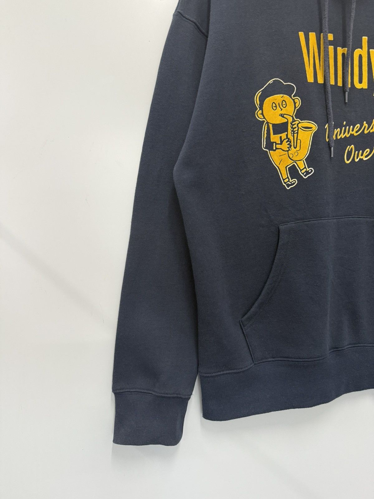 Universal Overall Chicago 🔥 Vtg 90s Windy Jr Sax Player Hoodie Universal Coverall - L Size US L / EU 52-54 / 3 - 3 Thumbnail
