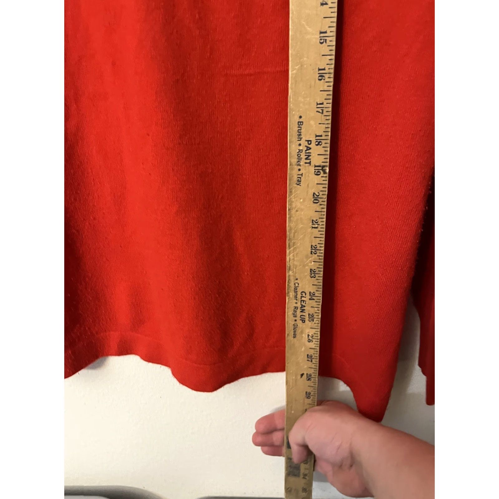 French Connection French Connection Cowl Neck Sweater Size Medium Red Women Knit Pullover Solid Classic Lightweight Stretch M Size M / US 6-8 / IT 42-44 - 5 Thumbnail