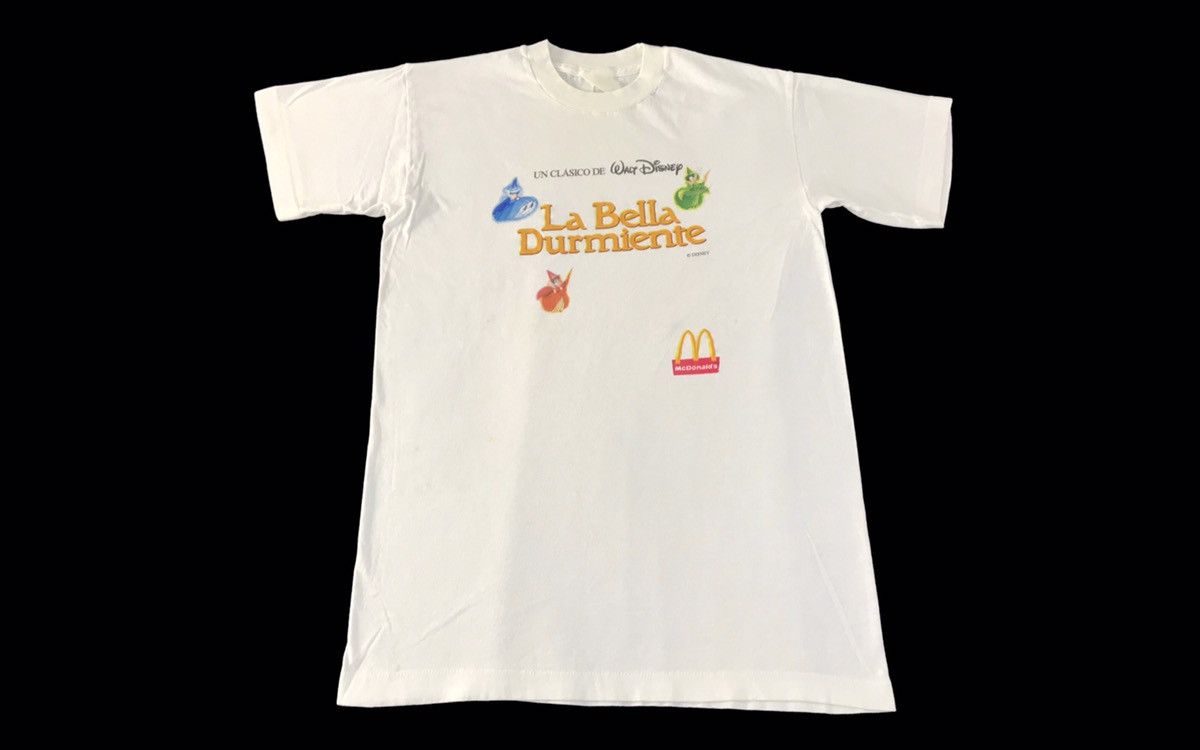 Disney Vintage 80s 90s Un Clasico De La Bella Durmiente Elf Tee Size S / US 4 / IT 40 - 1 Thumbnail