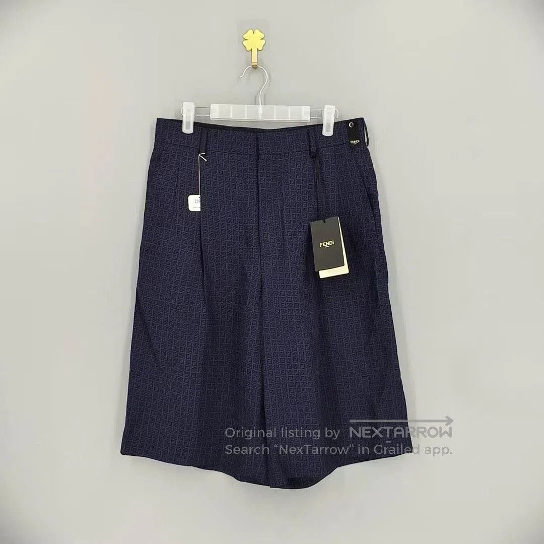 Fendi FENDI Solid Logo Print Casual Shorts. Size US 30 / EU 46 - 1 Thumbnail