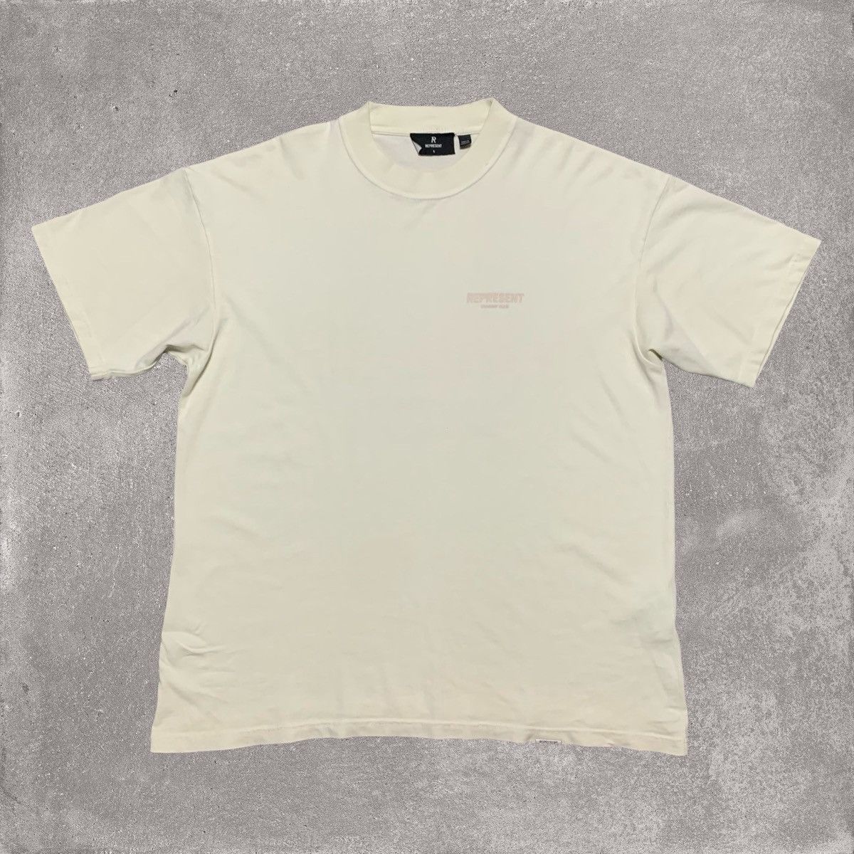 Represent Clo. Represent Small Owners Club Buttercream White Tee Size US S / EU 44-46 / 1 - 2 Thumbnail