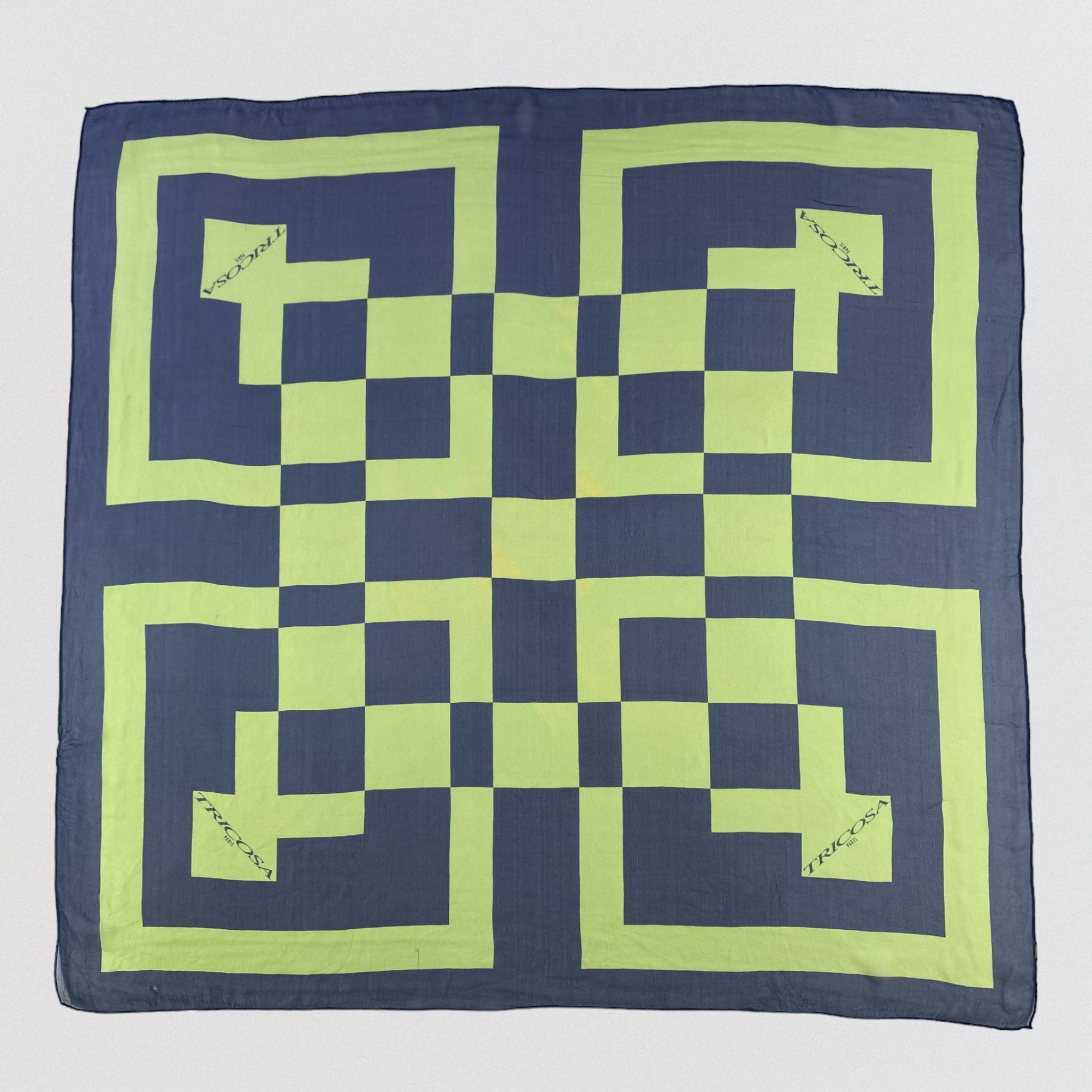 Japanese Brand × Vintage Vintage Tricosa Silk Scarf SS096 Size ONE SIZE - 1 Thumbnail