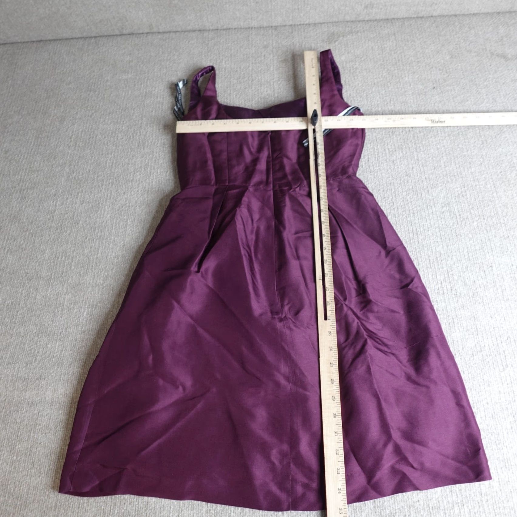 Vintage Jenny Yoo Women's Dress 6 Pink Silk Taffeta A-Line Sleeveless 100% Boning Lined Long Vintage No Size M / US 6-8 / IT 42-44 - 4 Thumbnail